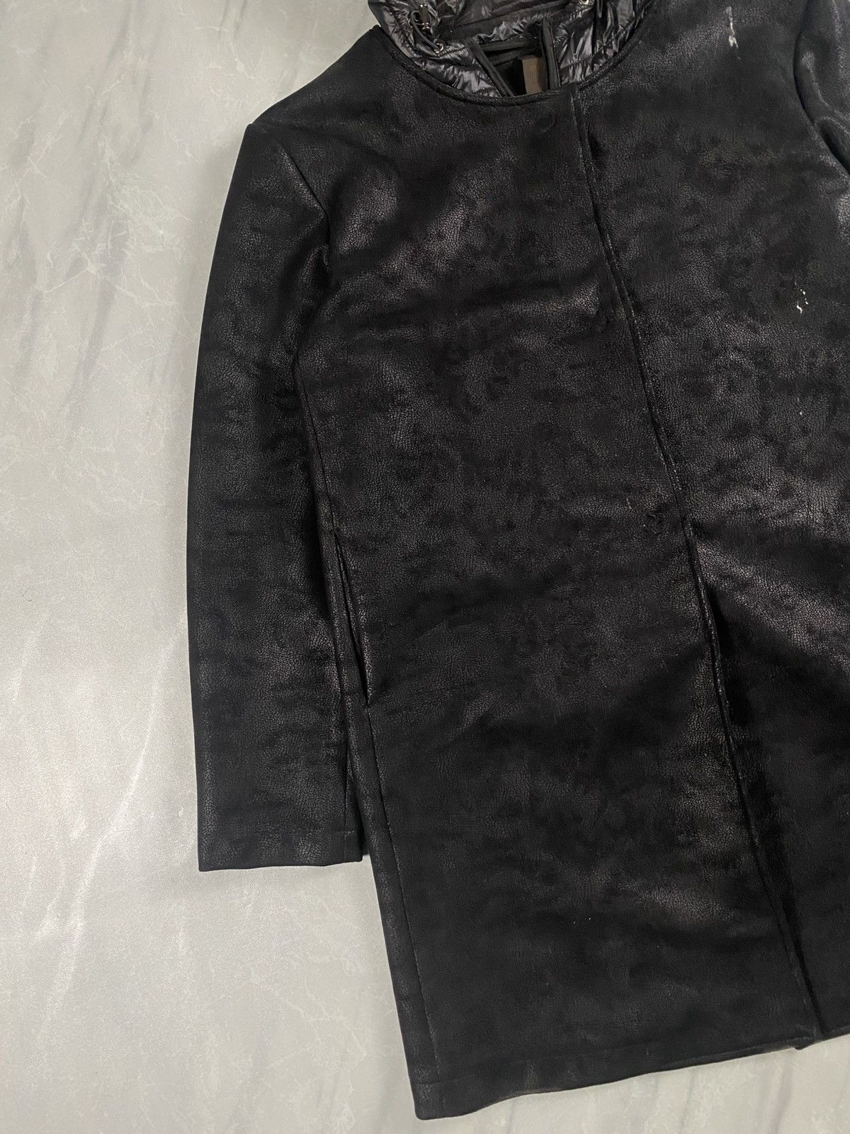 Japanese Brand Rare Maturita Leather Puffer Hooded Jacket Size US S / EU 44-46 / 1 - 2 Thumbnail