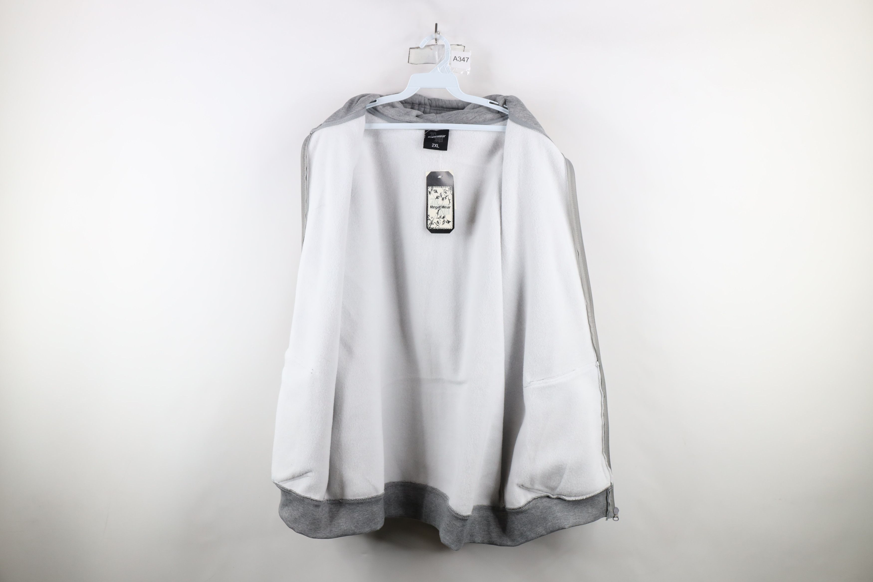 Vintage Deadstock Vintage Y2K Streetwear Full Zip Hoodie Sweatshirt Size US XXL / EU 58 / 5 - 13 Thumbnail