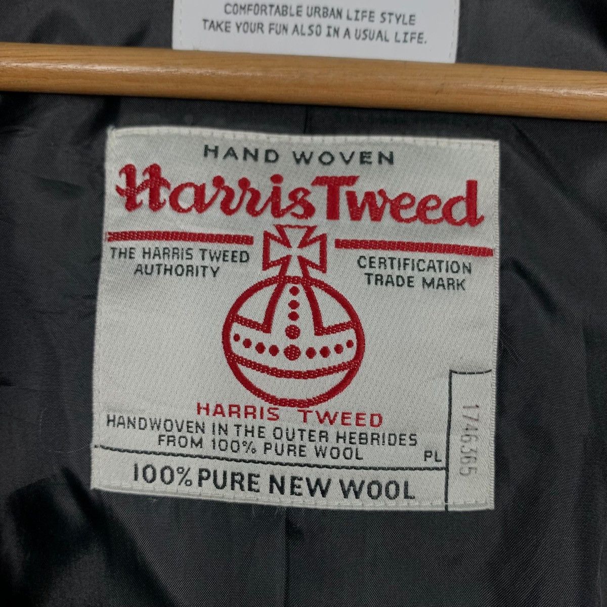 Harris Tweed SEVENDAYS SUNDAY X HARRIS TWEED Herringbone Coat #2596-C117 Size L / US 10 / IT 46 - 15 Thumbnail