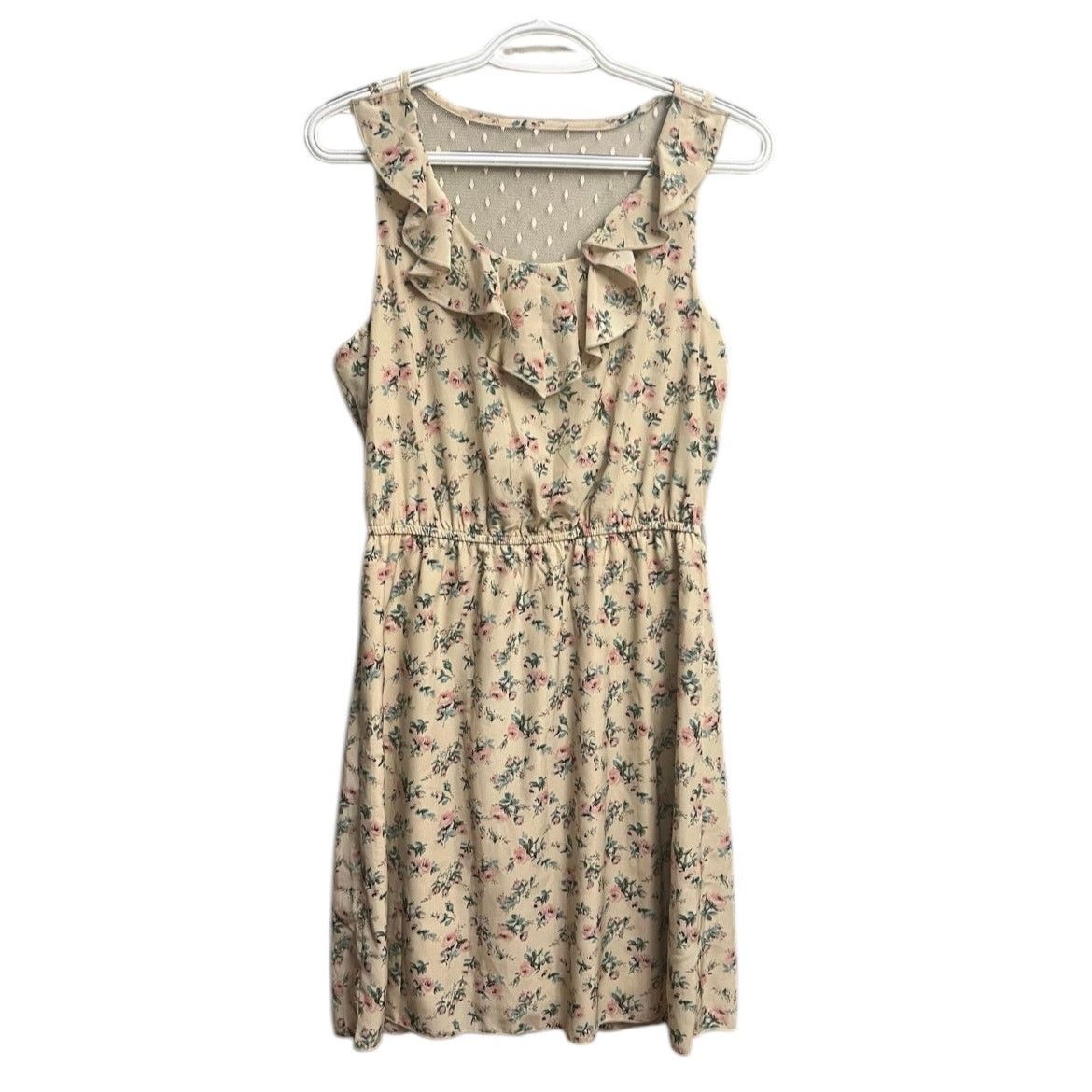 Other NWT Maurices Lightweight Mesh Ruffle Dress Medium Floral Size M / US 6-8 / IT 42-44 - 5 Thumbnail