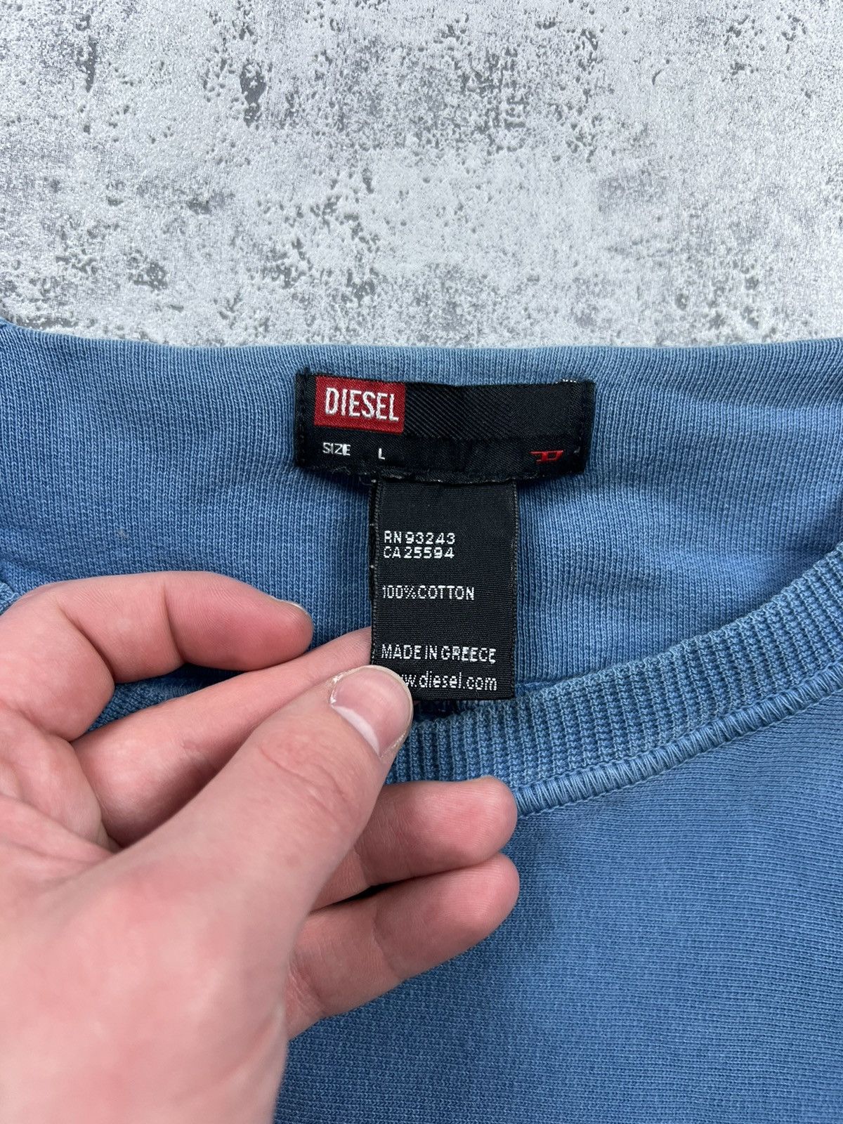 Diesel 90s Diesel Vintage Y2K Oversized Retro Sweatshirt Size US L / EU 52-54 / 3 - 5 Thumbnail