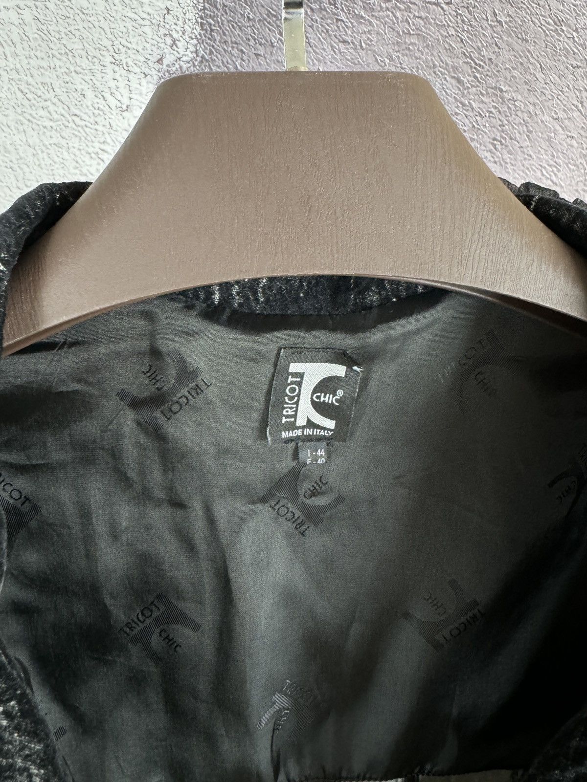 Other Tricot Chic Avant Garde shrunken hi-fashion jacket Italy Size M / US 6-8 / IT 42-44 - 7 Thumbnail