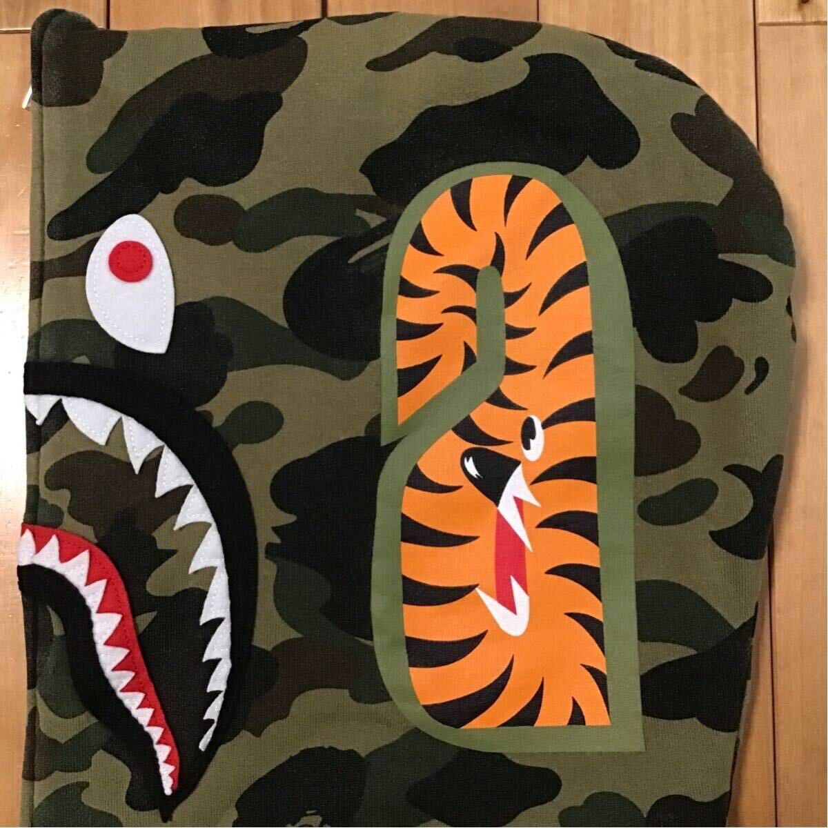 Bape BAPE 1st camo green shark full zip hoodie a bathing ape Size US XL / EU 56 / 4 - 5 Thumbnail