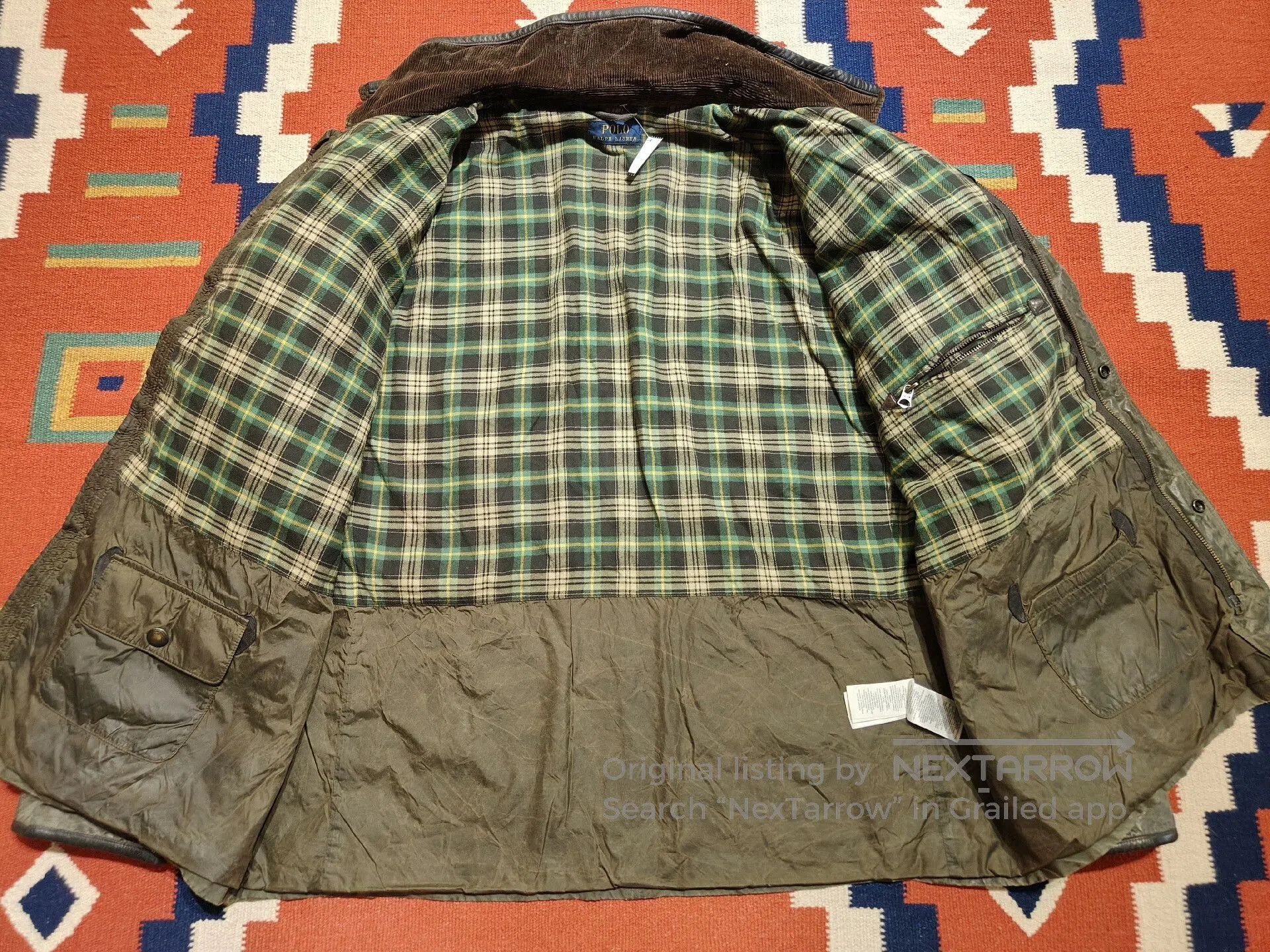 RRL Ralph Lauren Polo Ralph Lauren RRL Waxed Motorcycle Jacket. Size US XXL / EU 58 / 5 - 4 Thumbnail