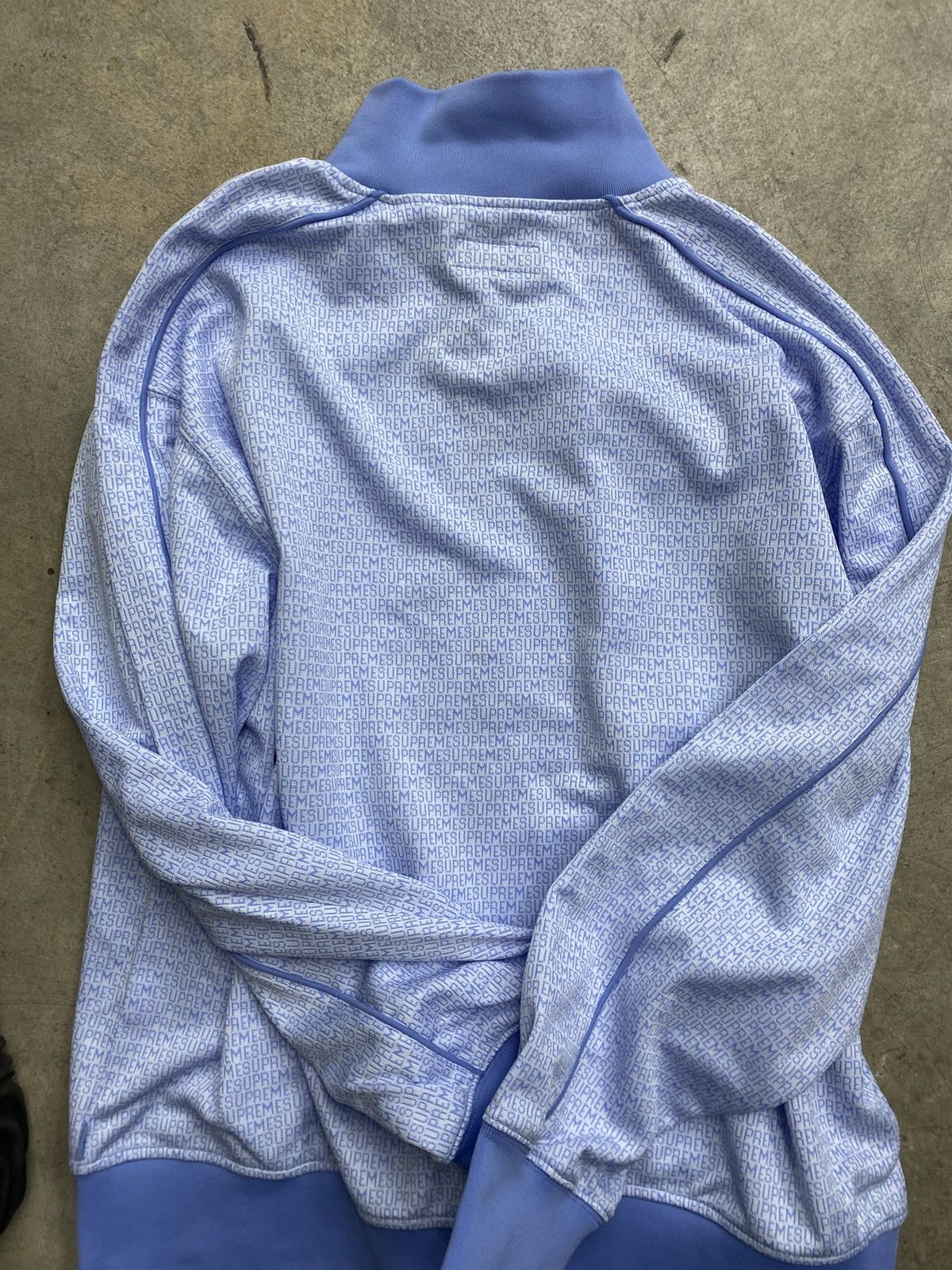 Supreme Supreme Repeat Logo Baby Blue Track Jacket SZ XL (NEW) Size US XL / EU 56 / 4 - 6 Thumbnail