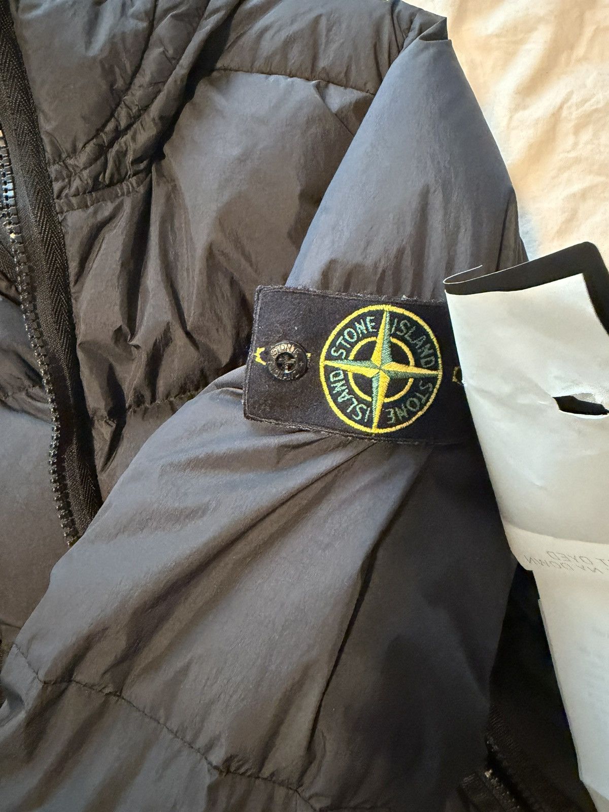 Stone Island Stone Island Crinkle Reps NY Down Jacket - Black (Size S) Size US S / EU 44-46 / 1 - 16 Thumbnail