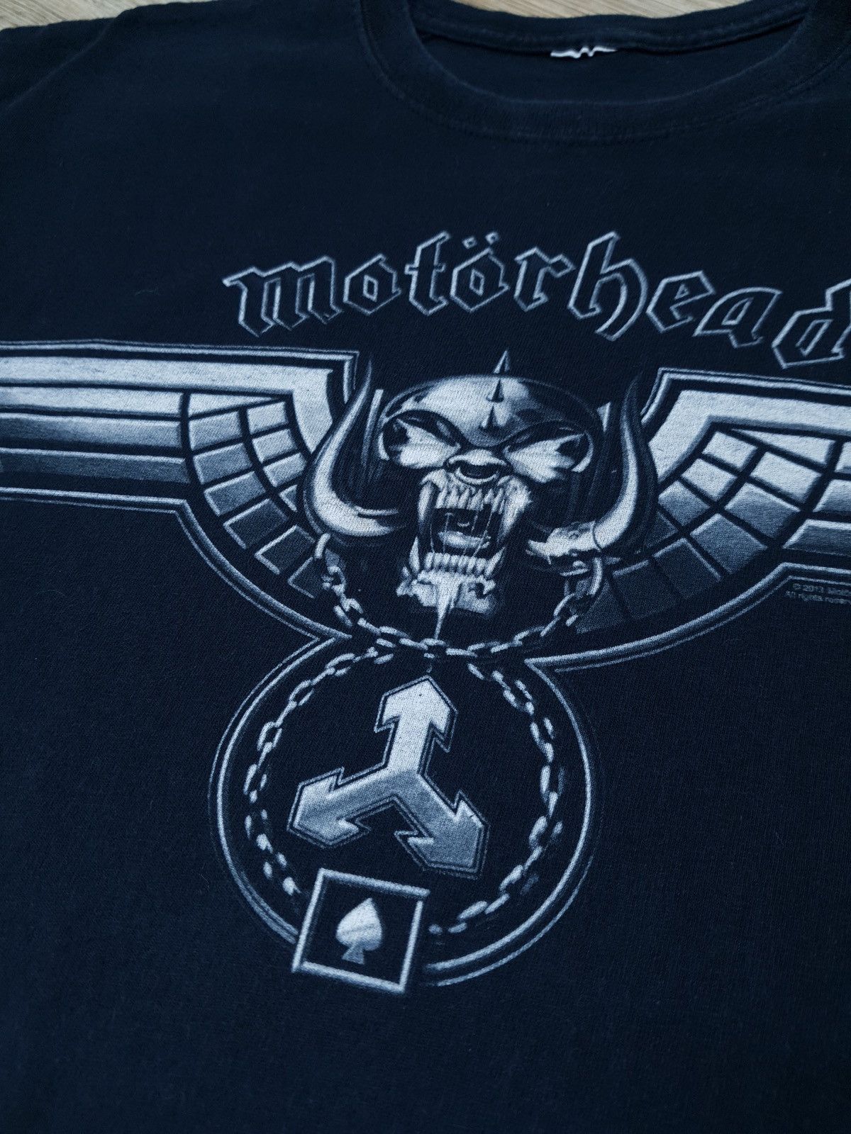 Band Tees × Vintage Motorhead Nazi Style Flag Rock Band T Shirt Archive Size US L / EU 52-54 / 3 - 4 Thumbnail