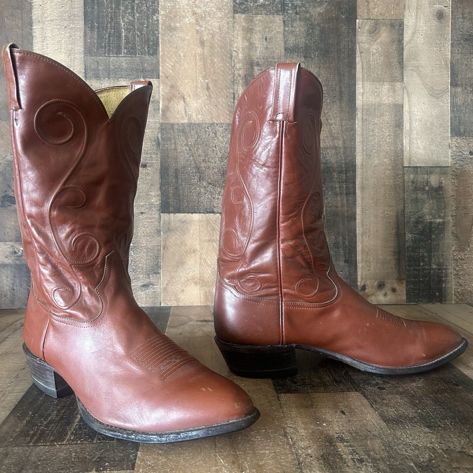Tony Lama Tony Lama Vintage Western Cowboy Boots Mens 13 D Size US 13 / EU 46 - 6 Thumbnail
