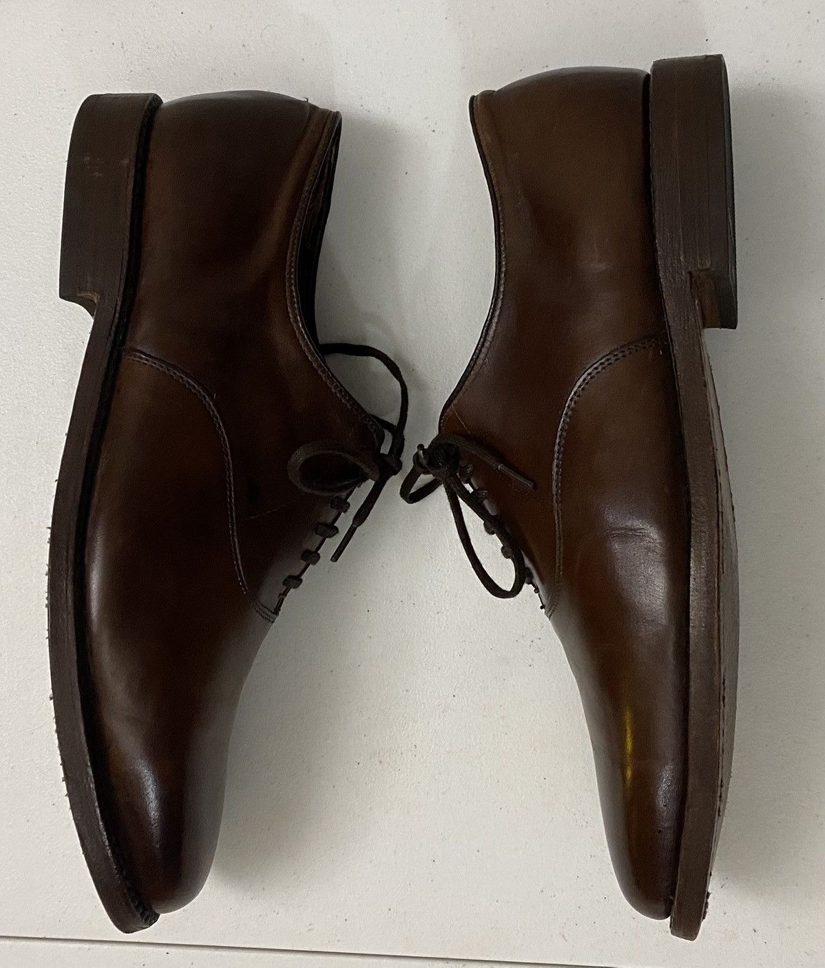 Allen Edmonds Allen Edmonds Dark Brown Chili Leather Carlyle Oxford 9.5 D Size US 9.5 / EU 42-43 - 6 Thumbnail