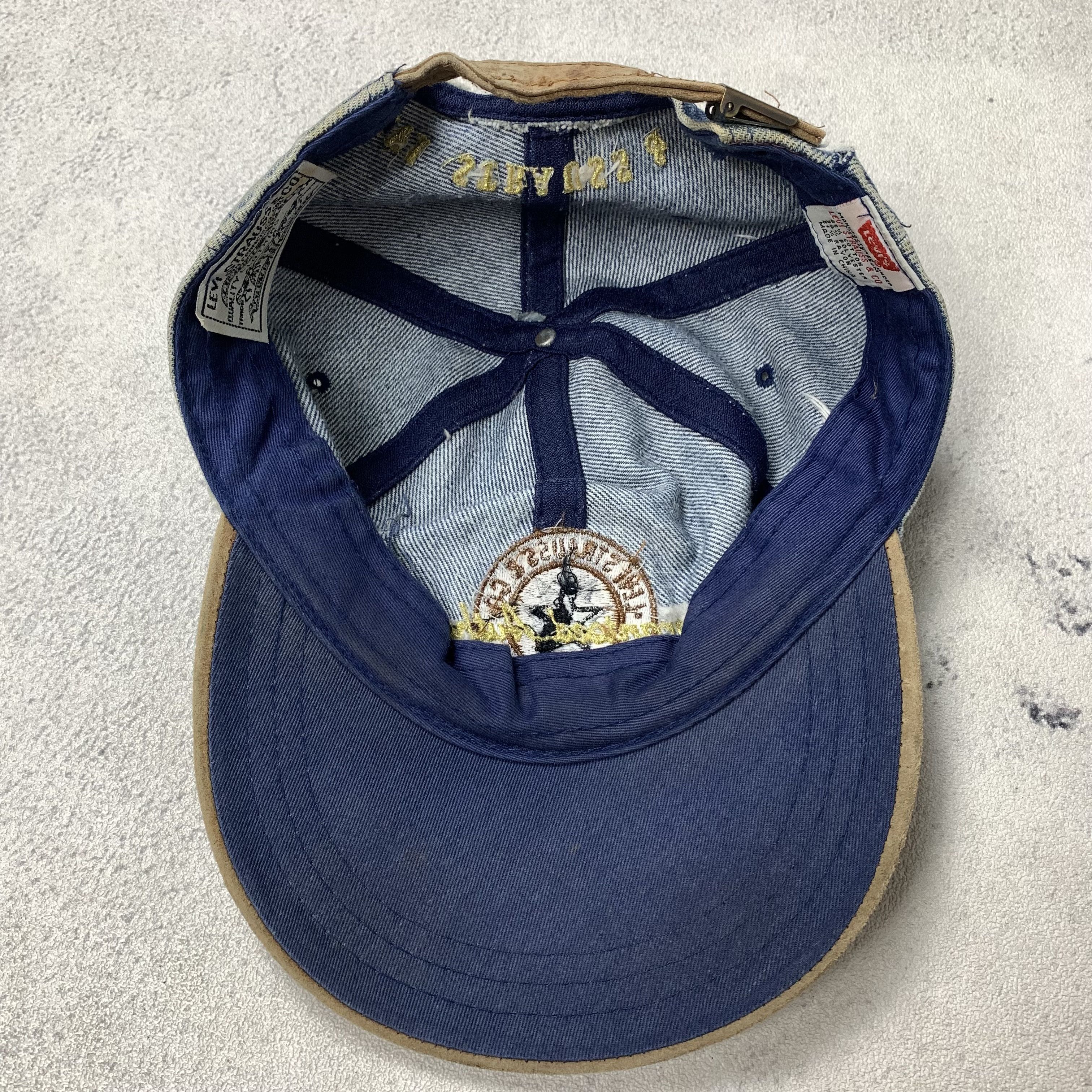 Levi's Vintage Levi's Levi Strauss Denim Hat Rugged Mud Wash Size ONE SIZE - 7 Thumbnail