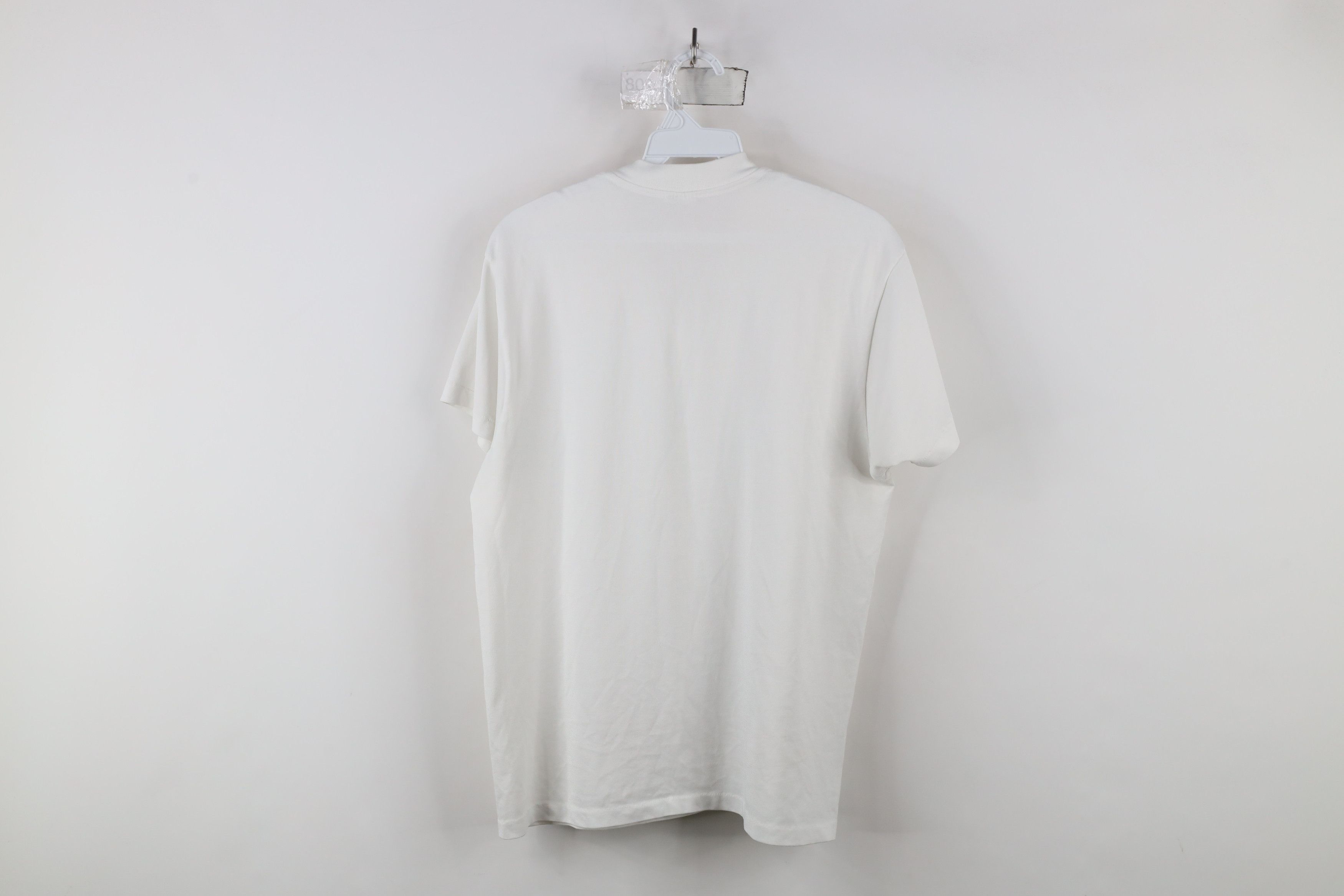 Vintage Vintage 70s Streetwear Blank Short Sleeve T-Shirt White USA Size US L / EU 52-54 / 3 - 9 Thumbnail