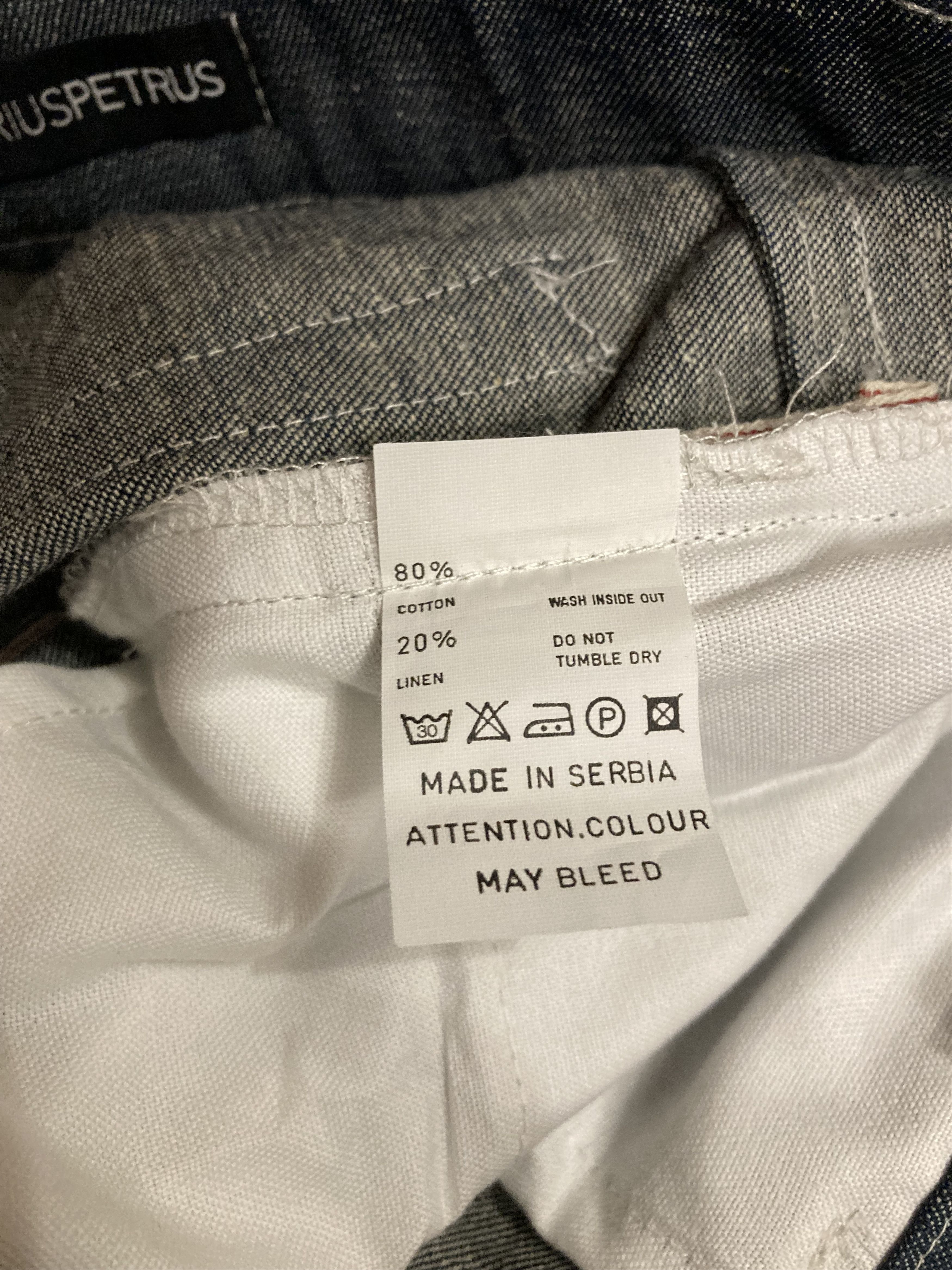 Other Marius Petrus Men's Straight Denim Selvage Denim Pants Size US 29 - 4 Thumbnail