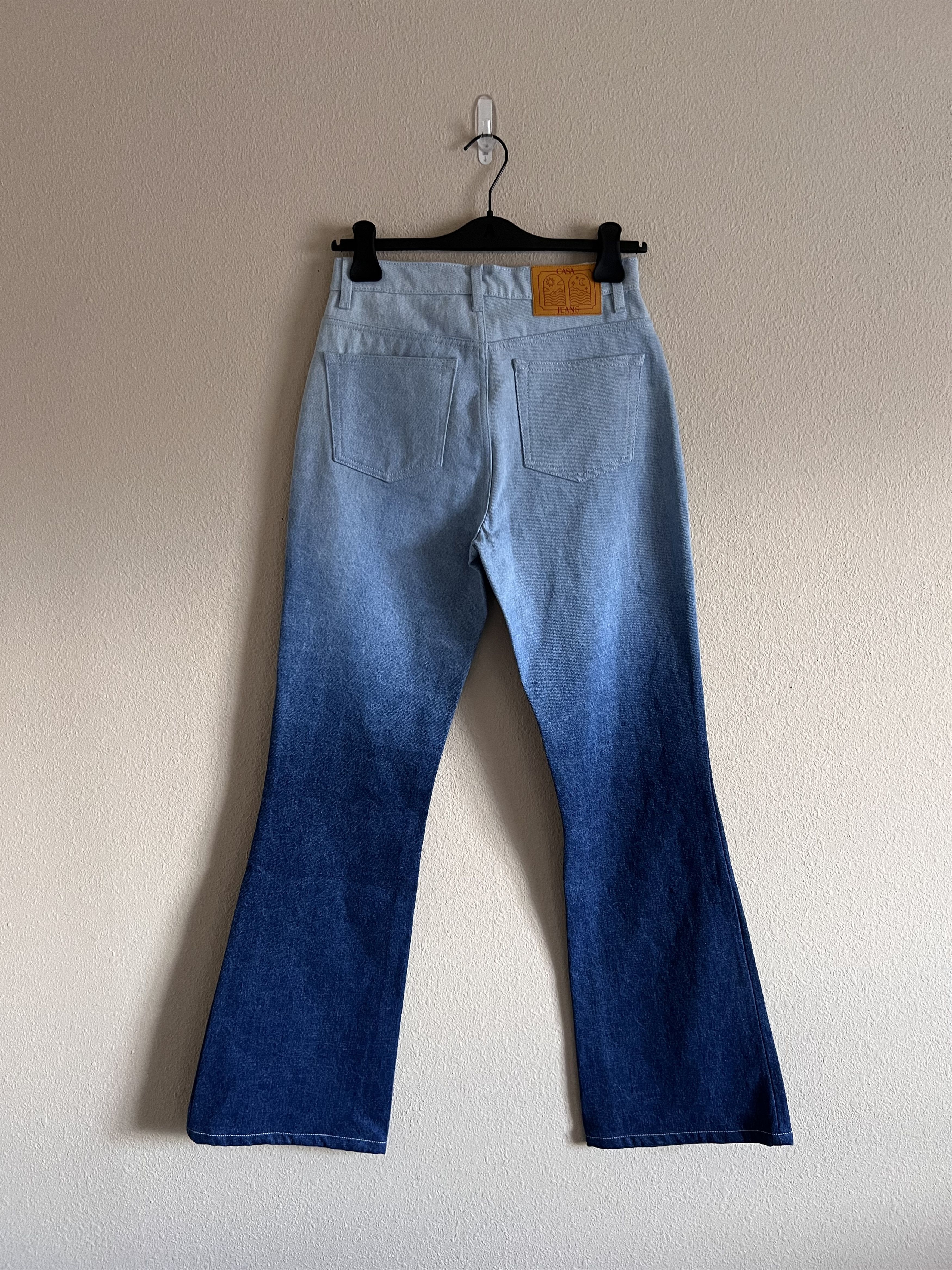 Casablanca Casablanca Gradient Floral Embroidery Denim Jeans Size US 30 / EU 46 - 5 Thumbnail