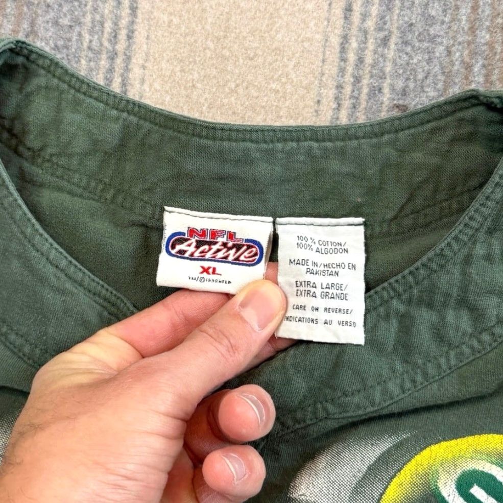 NFL VINTAGE 90s Green Bay Packers NFL Baseball Jersey T-Shirt XL Men Short Sleeve Boxy Fit Size US XL / EU 56 / 4 - 3 Thumbnail