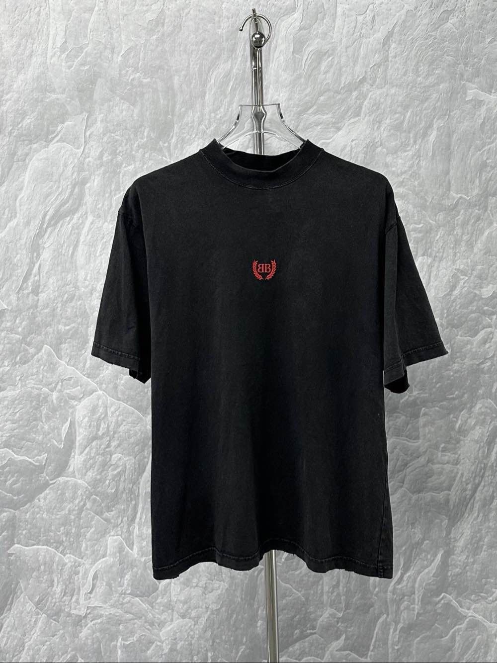 Balenciaga Balenciaga Logo Embroidered T-Shirt Size XS Size US XS / EU 42 / 0 - 1 Thumbnail