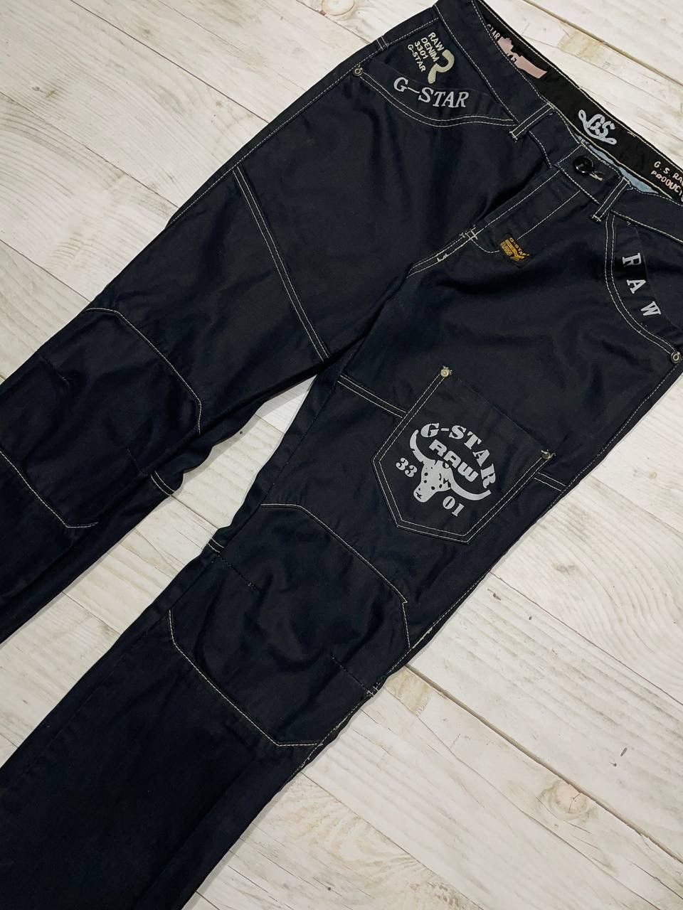 G-Star Vintage G Star Storm Elwood 3301 Jeans Loose Fit Denim Y2K Size US 36 / EU 52 - 5 Thumbnail