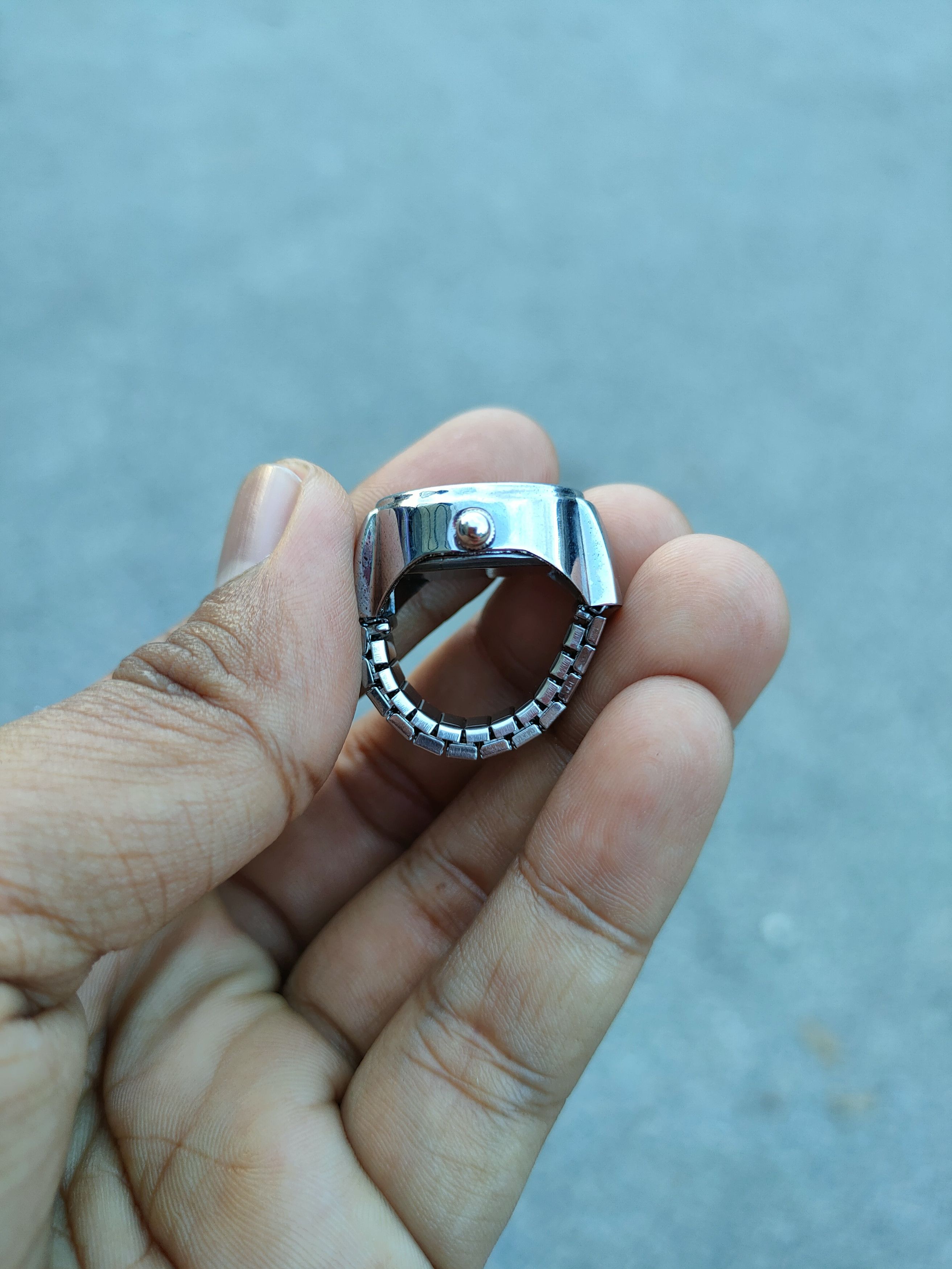 Japanese Brand Ring Watch silver stretchable japan #dlas Size ONE SIZE - 6 Thumbnail