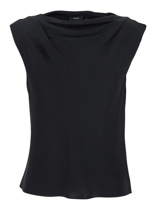 Theory THEORY Women Tops P0302504001 Black Size L / US 10 / IT 46 - 1 Thumbnail