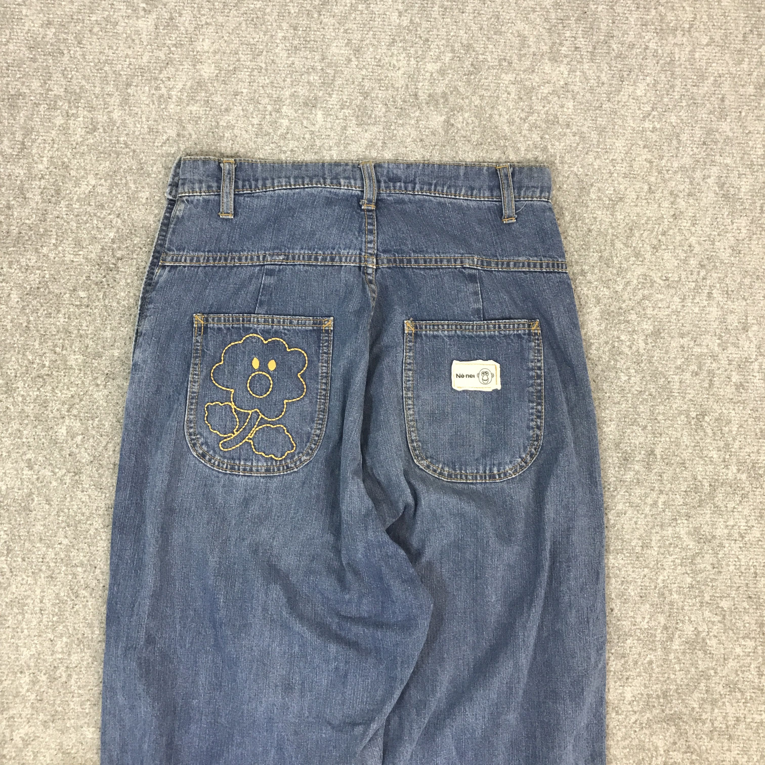 Ne-Net NE-NET BY ISSEY MIYAKE BAGGY JEANS DENIM Size US 28 / EU 44 - 5 Thumbnail