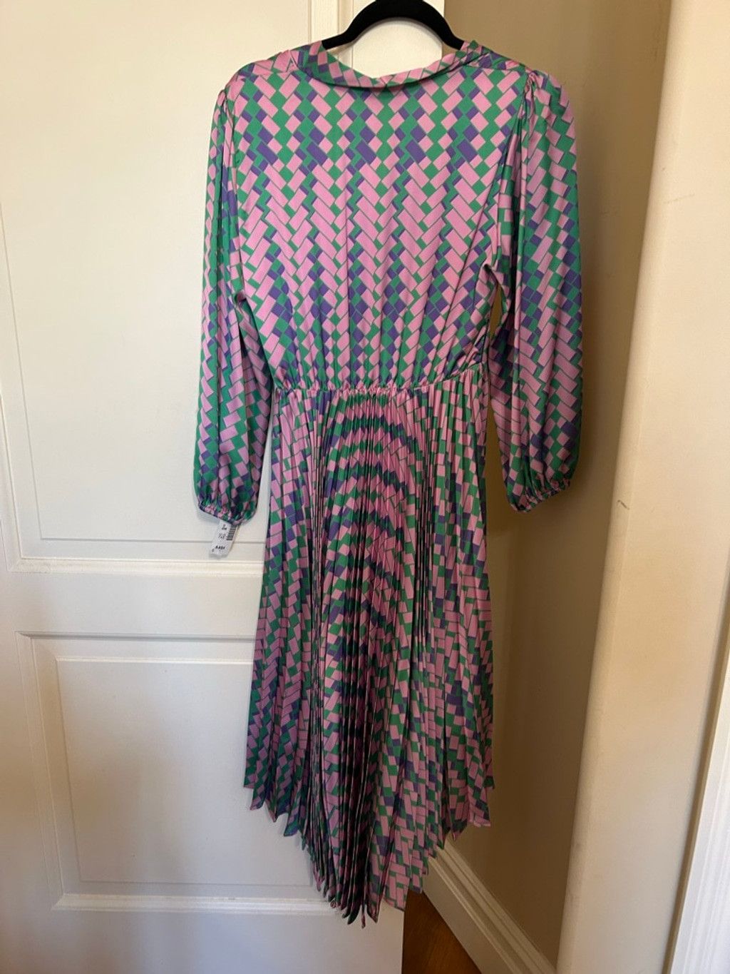S/STERE Women's Setre Geometric Midi Dress Size M / US 6-8 / IT 42-44 - 5 Thumbnail