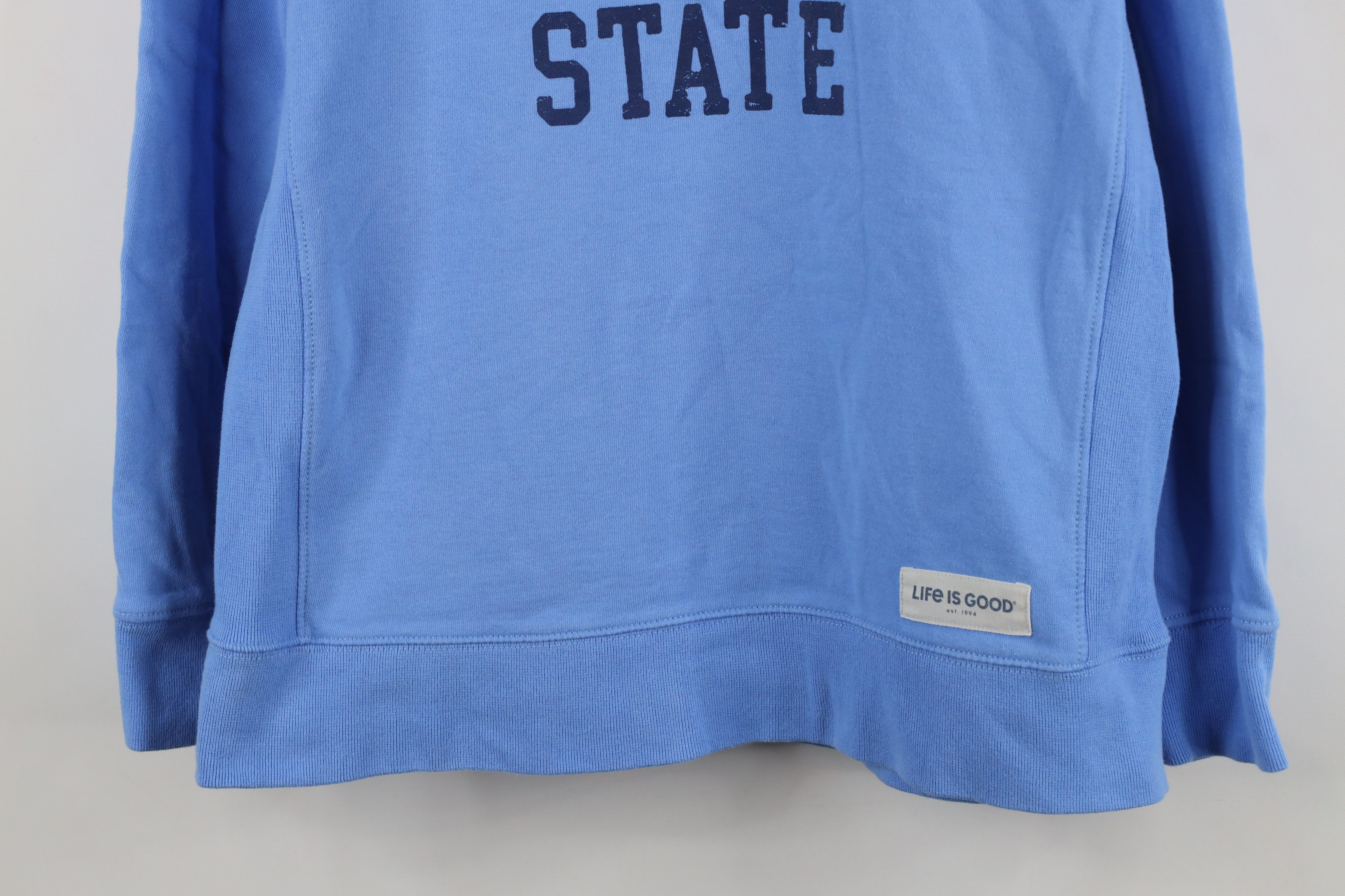 Life is Good × Vintage Life Is Good Positive State Crewneck Sweatshirt Blue Size L / US 10 / IT 46 - 3 Thumbnail