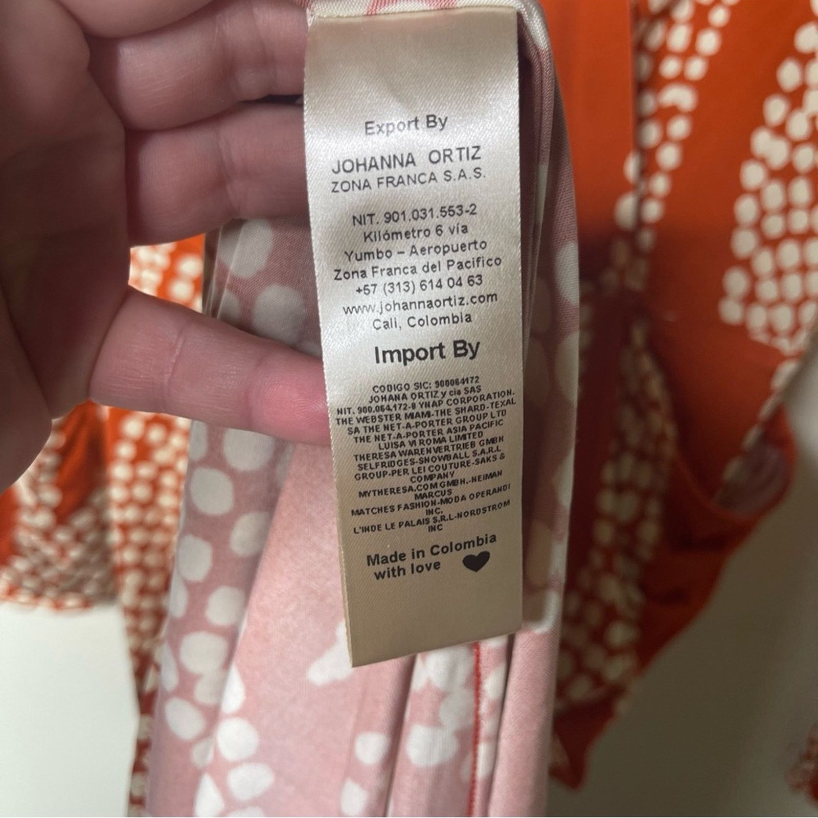 Other Johanna Ortiz Spice Market Hunter Midi Dress in Orange sz 4 Size S / US 4 / IT 40 - 8 Thumbnail