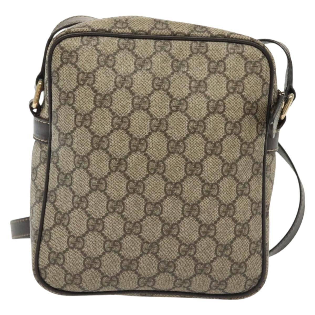 Gucci GUCCI GG Supreme Shoulder Bag Pvc Beige Gold Size ONE SIZE - 3 Thumbnail
