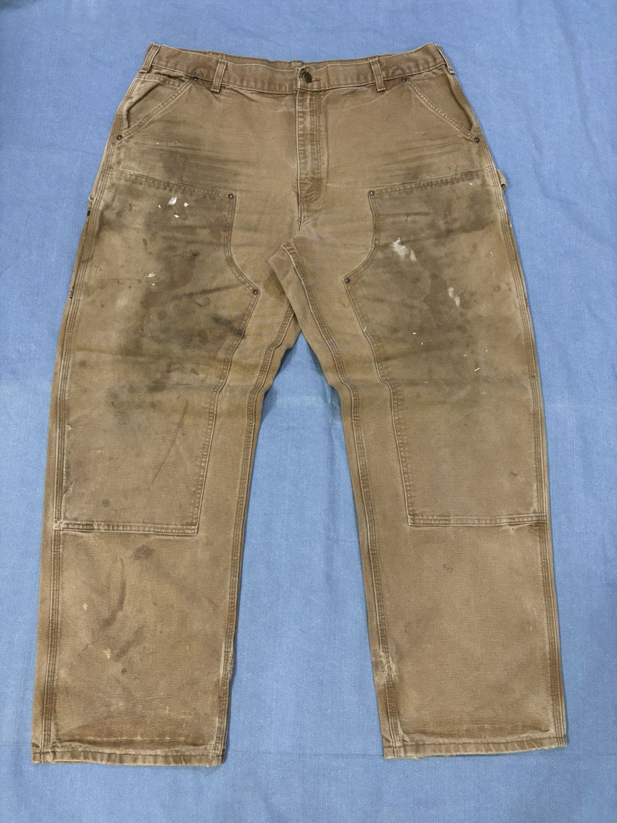 Carhartt Carhartt B136 BRN Double knee denim Size US 40 / EU 56 - 1 Thumbnail