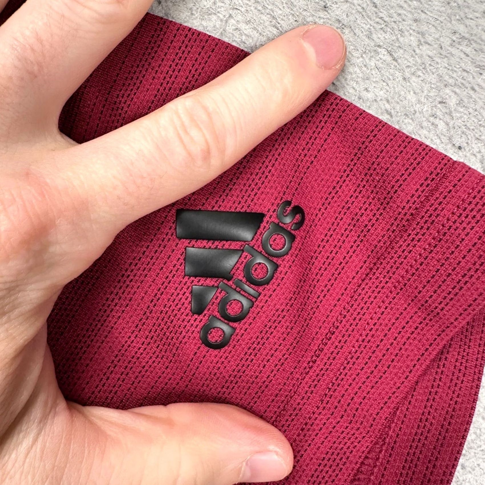 Adidas Adidas Polo Shirt Mens Medium Golf Rugby Short Sleeve Logo Collared Solid Red Black Outdoor Casual Shirt Size US M / EU 48-50 / 2 - 7 Thumbnail