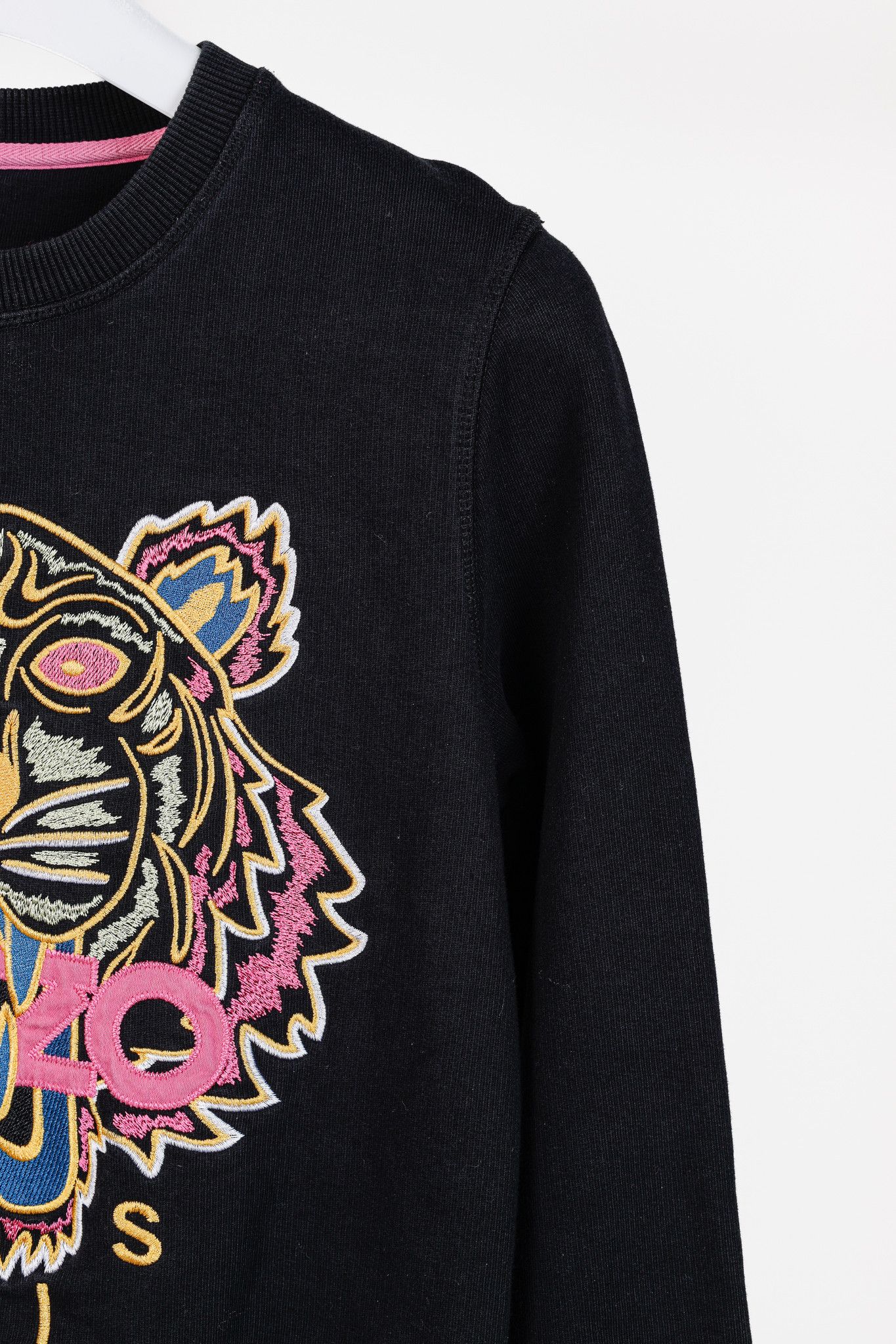 Kenzo KENZO The Light Embroidered Tiger Brushed Cotton Sweatshirt Size M / US 6-8 / IT 42-44 - 5 Thumbnail