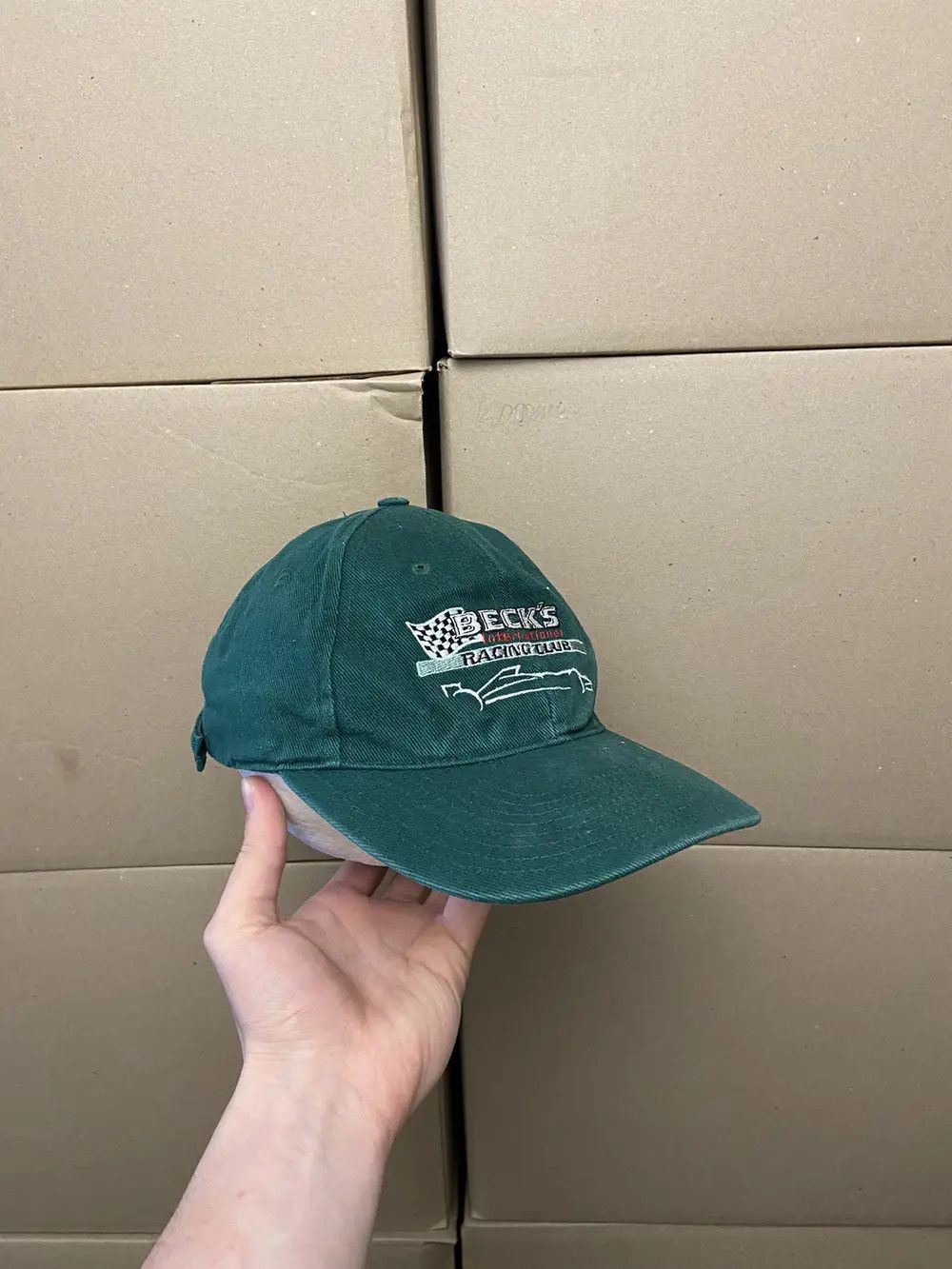 Japanese Brand VINTAGE BECKS RACING CLUB CAP HAT Y2K JAPANES FORMULA UNO F1 Size ONE SIZE - 5 Thumbnail