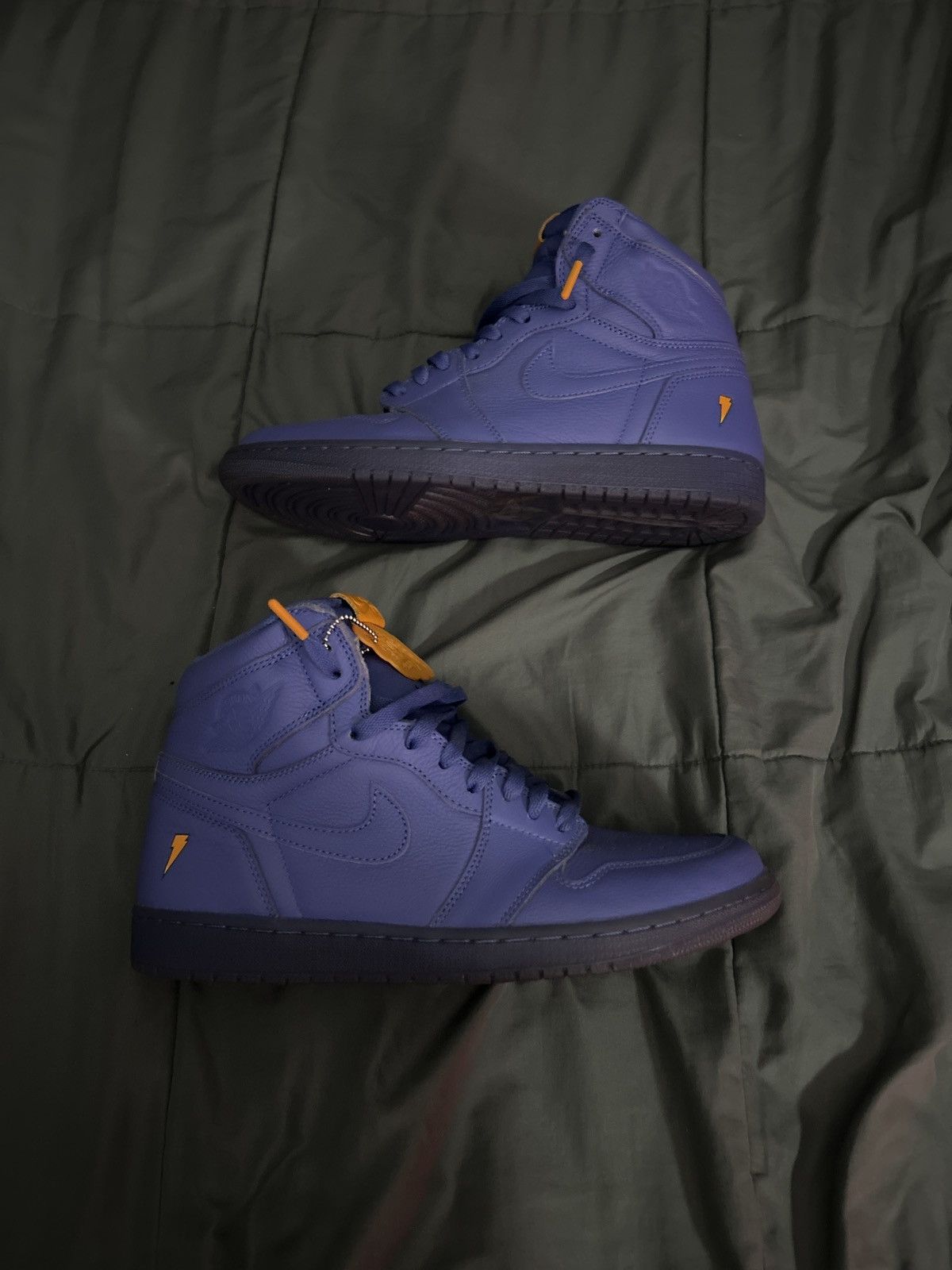 Jordan Brand × Nike Gatorade Rush Violet Air Jordan 1’s Size US 11 / EU 44 - 3 Thumbnail