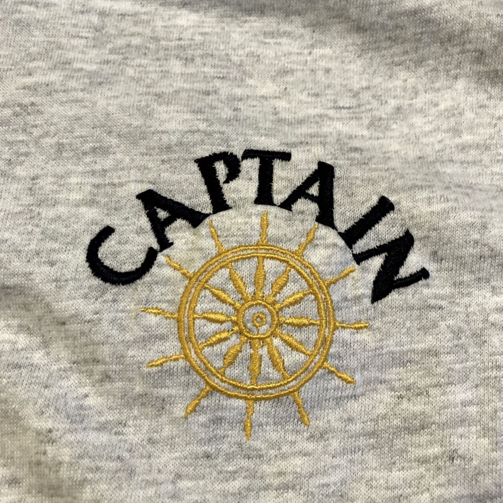 Both VINTAGE Signal Captain & FIRST MATE Matching T Shirts L Mens Gray Size US L / EU 52-54 / 3 - 7 Thumbnail