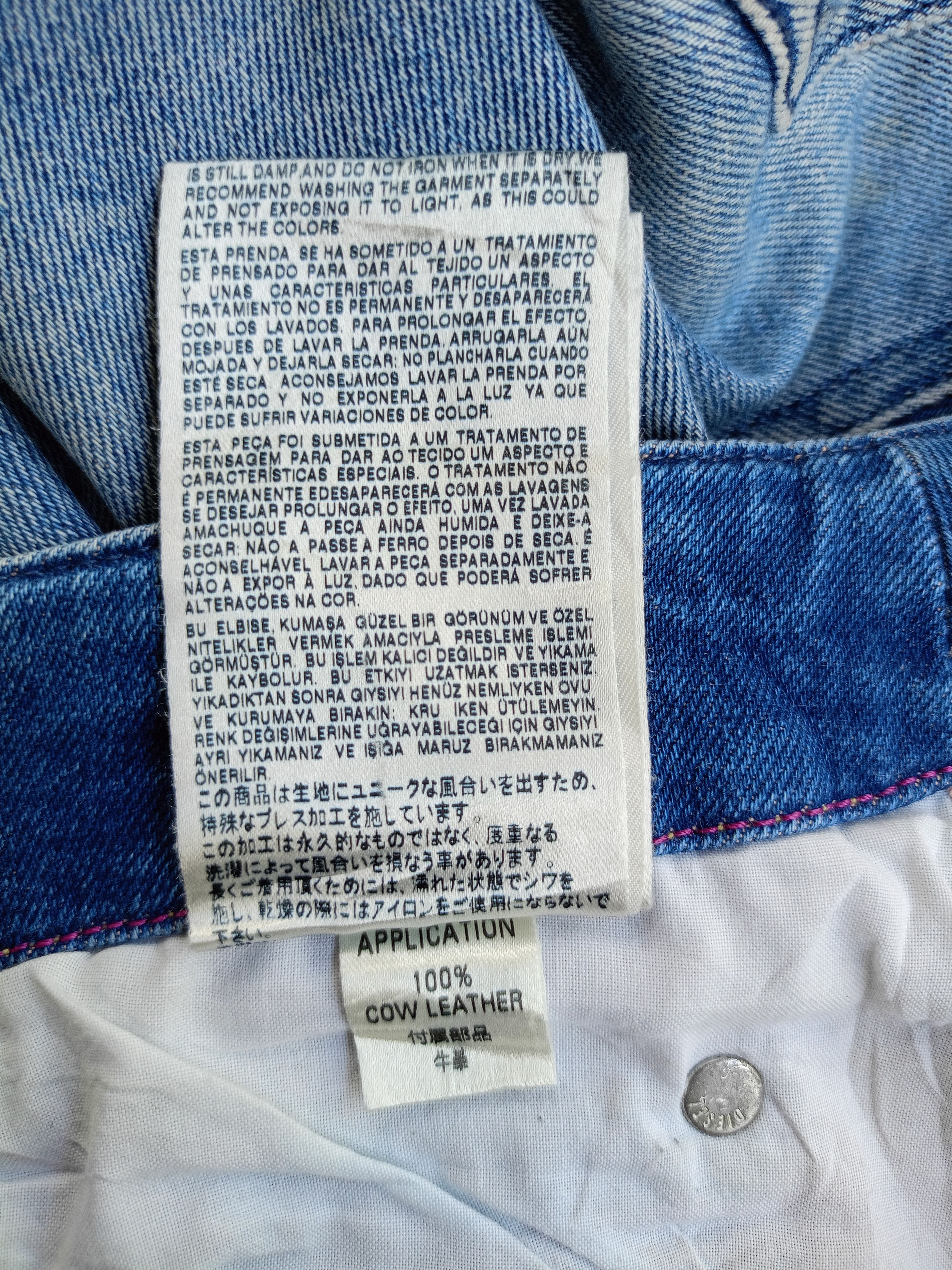Diesel × Vintage DIESEL Grupee Cropped Super Slim Skinny Streetwear Denim Size 27" / US 4 / IT 40 - 18 Thumbnail