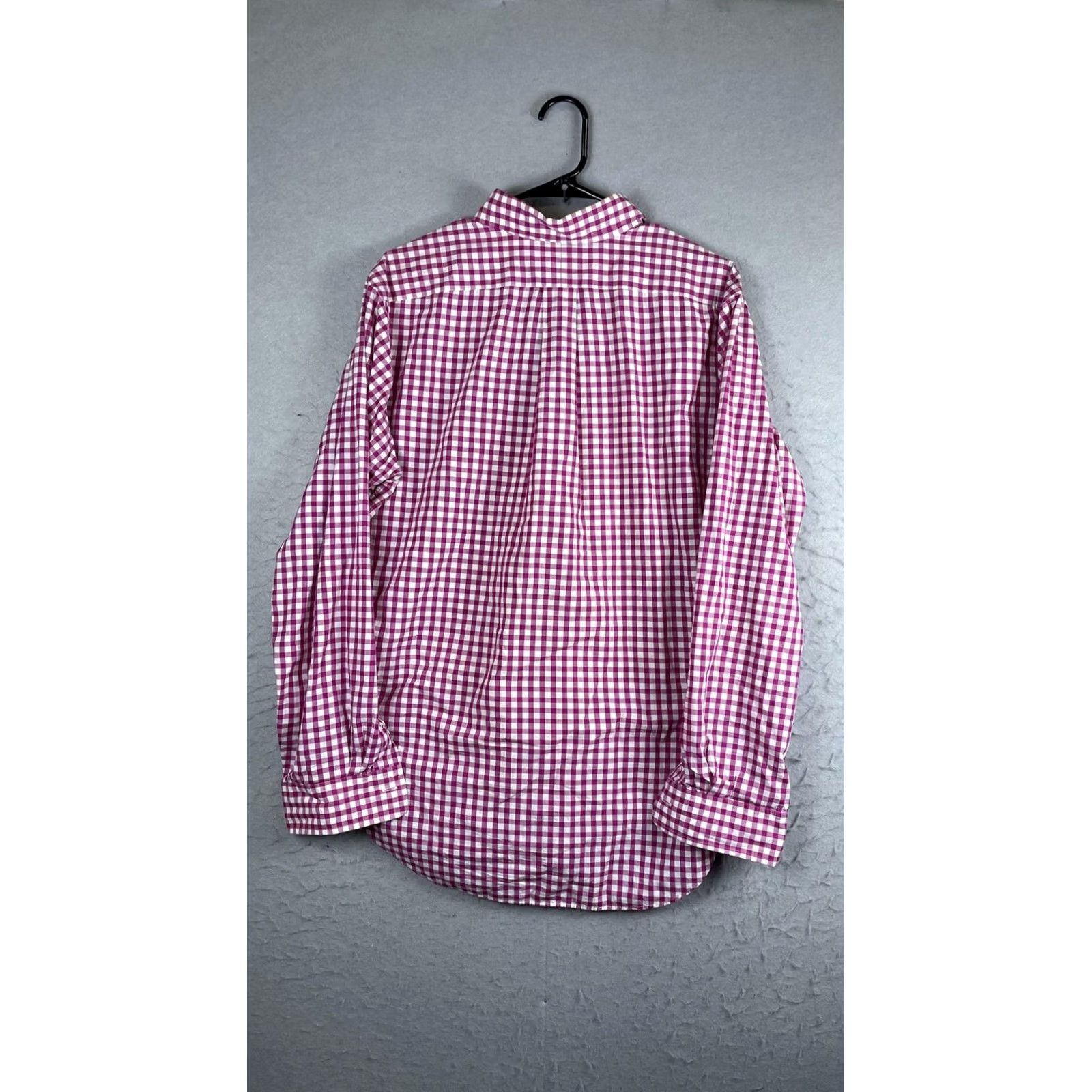Ralph Lauren Ralph Lauren Shirt Mens M Pink Check Long Sleeve Button-Down Pony Logo Size US M / EU 48-50 / 2 - 6 Thumbnail