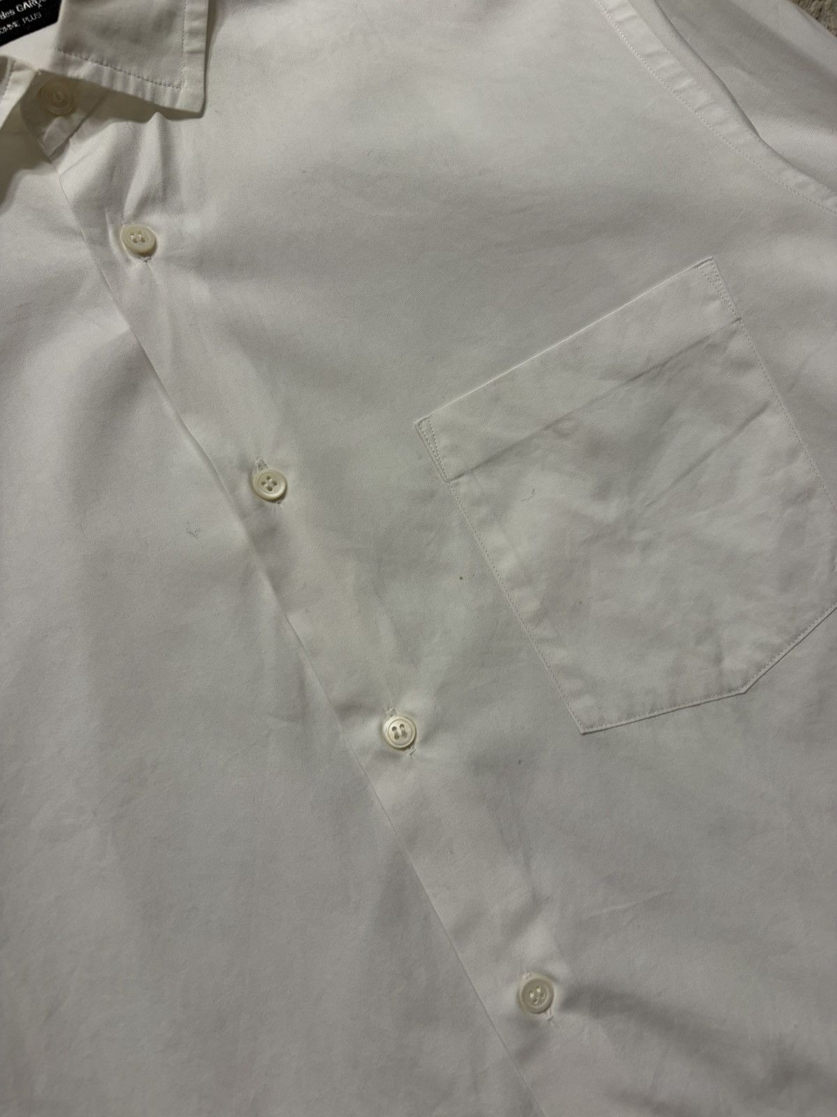 Comme des Garcons Homme Plus 1998 White Button Up Shirt Size US L / EU 52-54 / 3 - 3 Thumbnail
