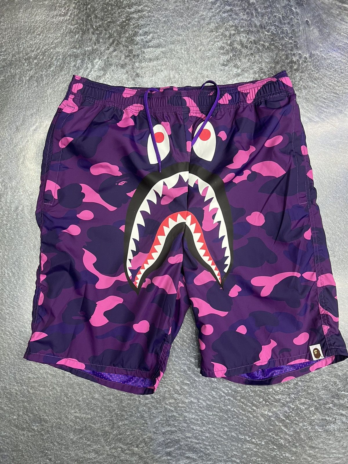 Bape Bape Color Camo Shark Beach Shorts Size US 34 / EU 50 - 1 Thumbnail