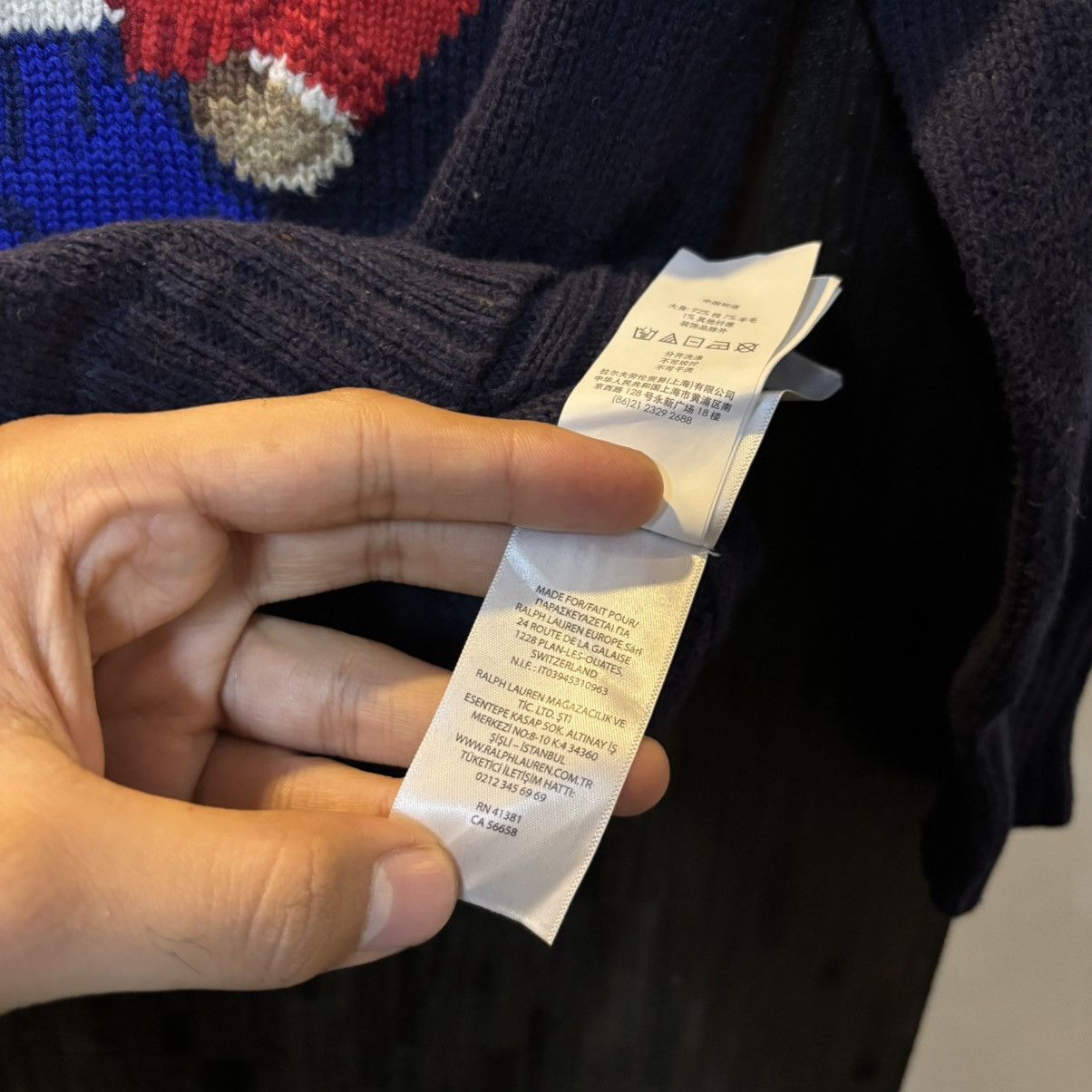 Polo Ralph Lauren Polo Ralph Lauren Polo Bear Sweater Size US XXS / EU 40 - 13 Thumbnail