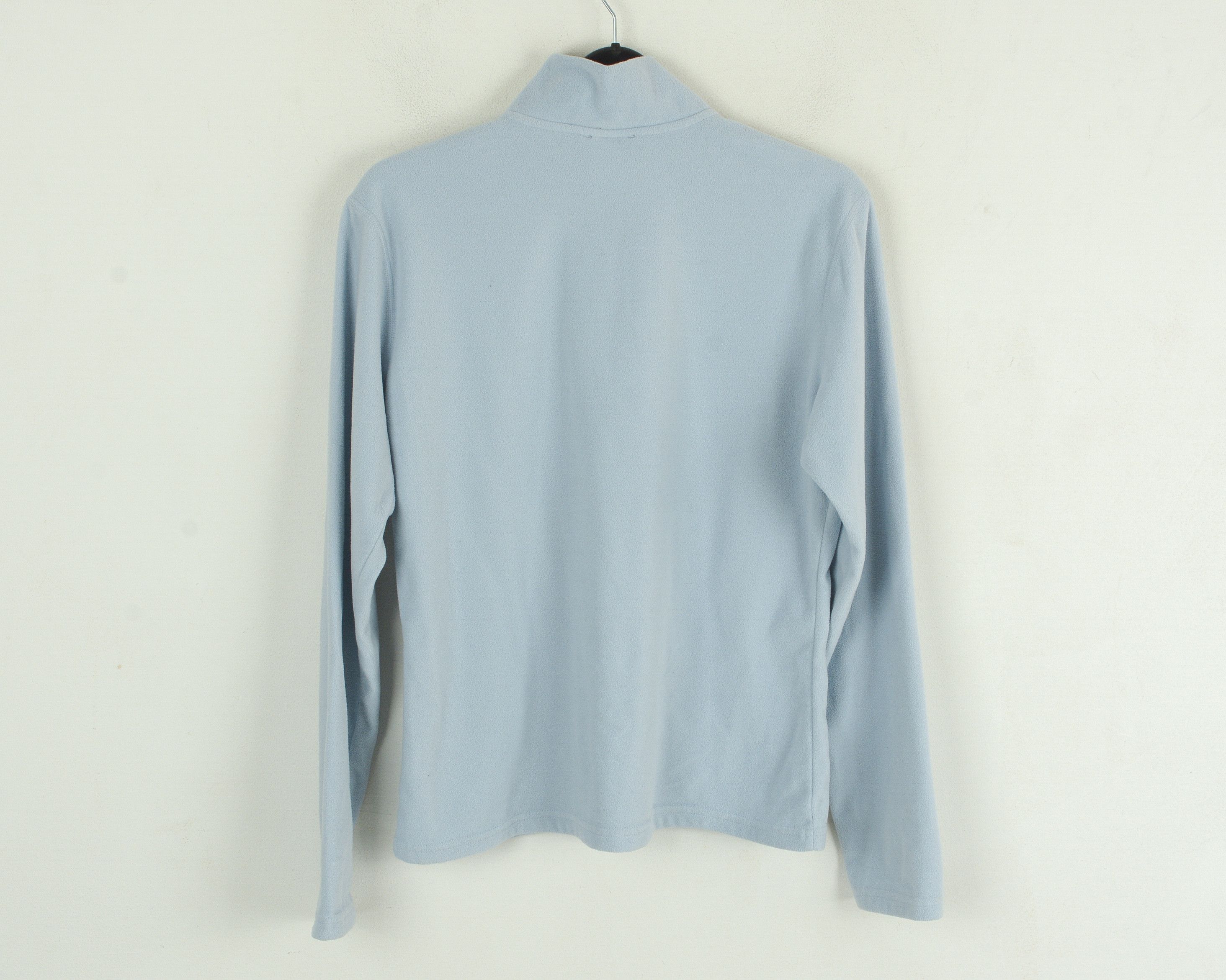 The North Face M Blue Fleece Jumper Pullover Sweater Zip Neck Sweatshirt Size M / US 6-8 / IT 42-44 - 3 Thumbnail