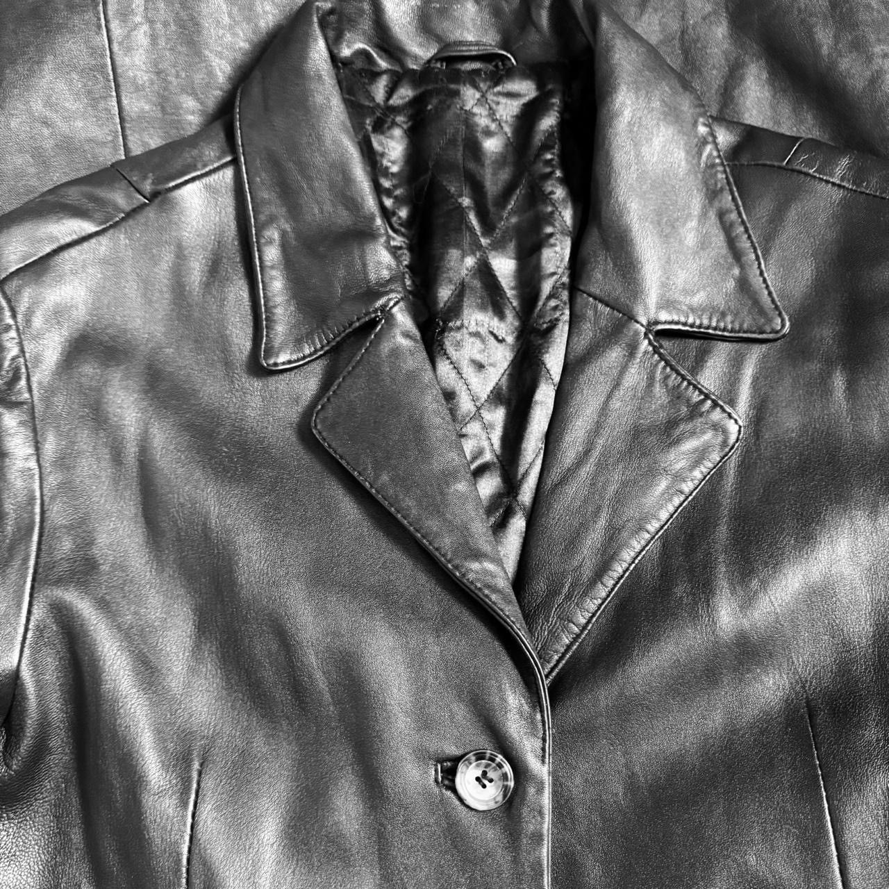 Vintage So sick super long matrix leather coat Size M / US 6-8 / IT 42-44 - 5 Thumbnail