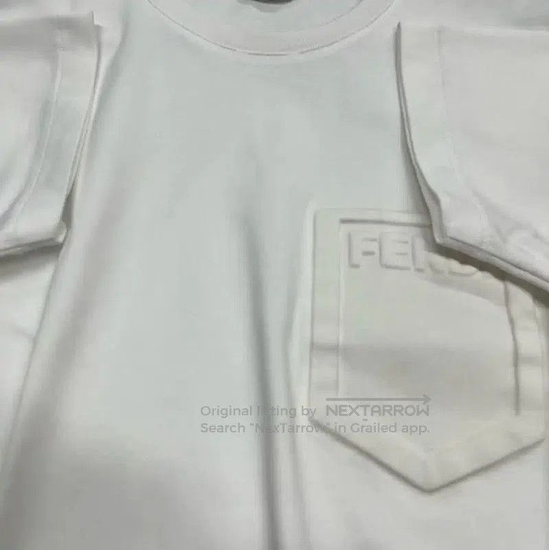 Fendi Fendi Women's Cotton T-Shirt in White . Size M / US 6-8 / IT 42-44 - 4 Thumbnail