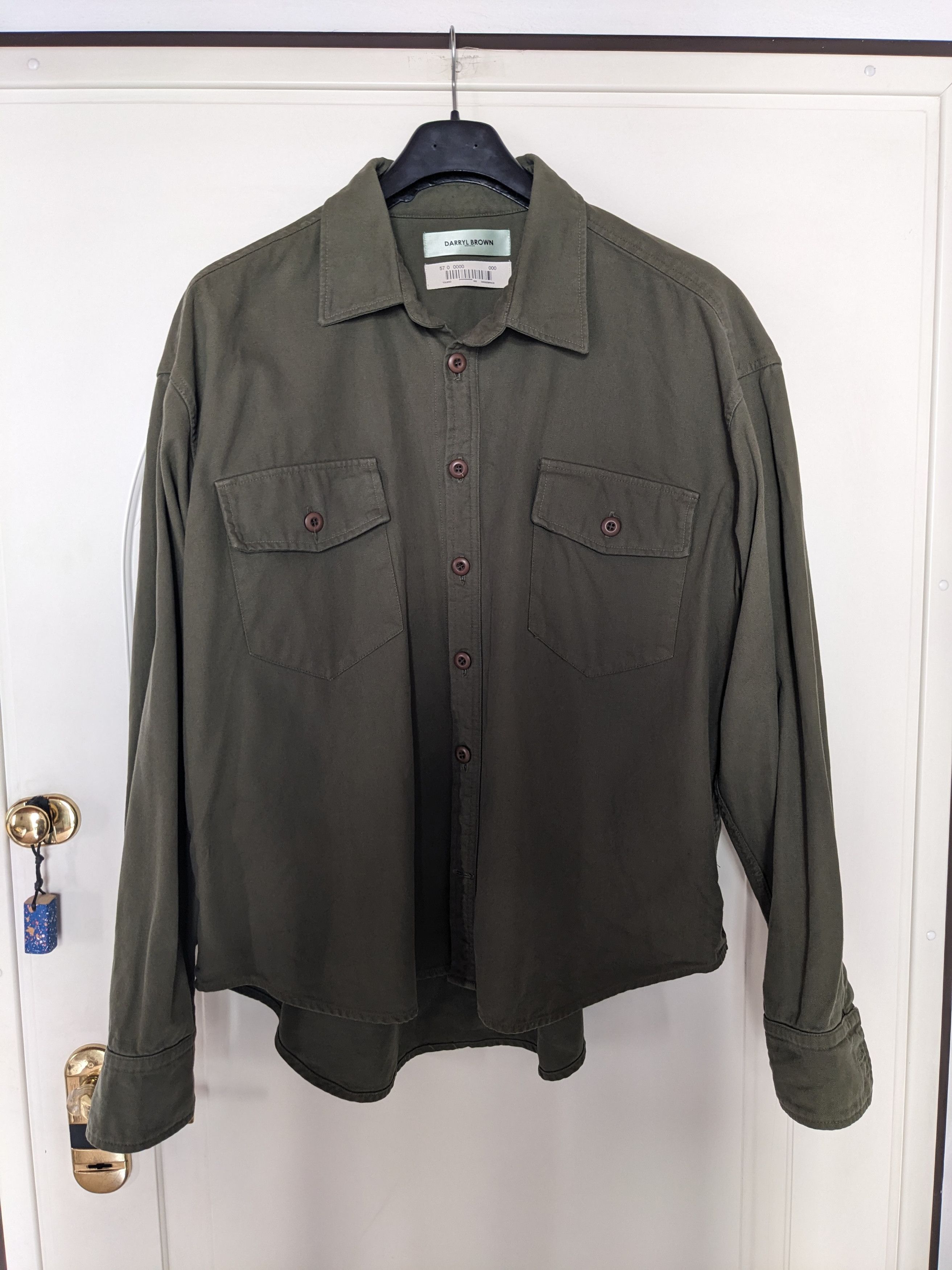 Other Darryl Brown Military Work Shirt Olive Green Size US XL / EU 56 / 4 - 1 Thumbnail