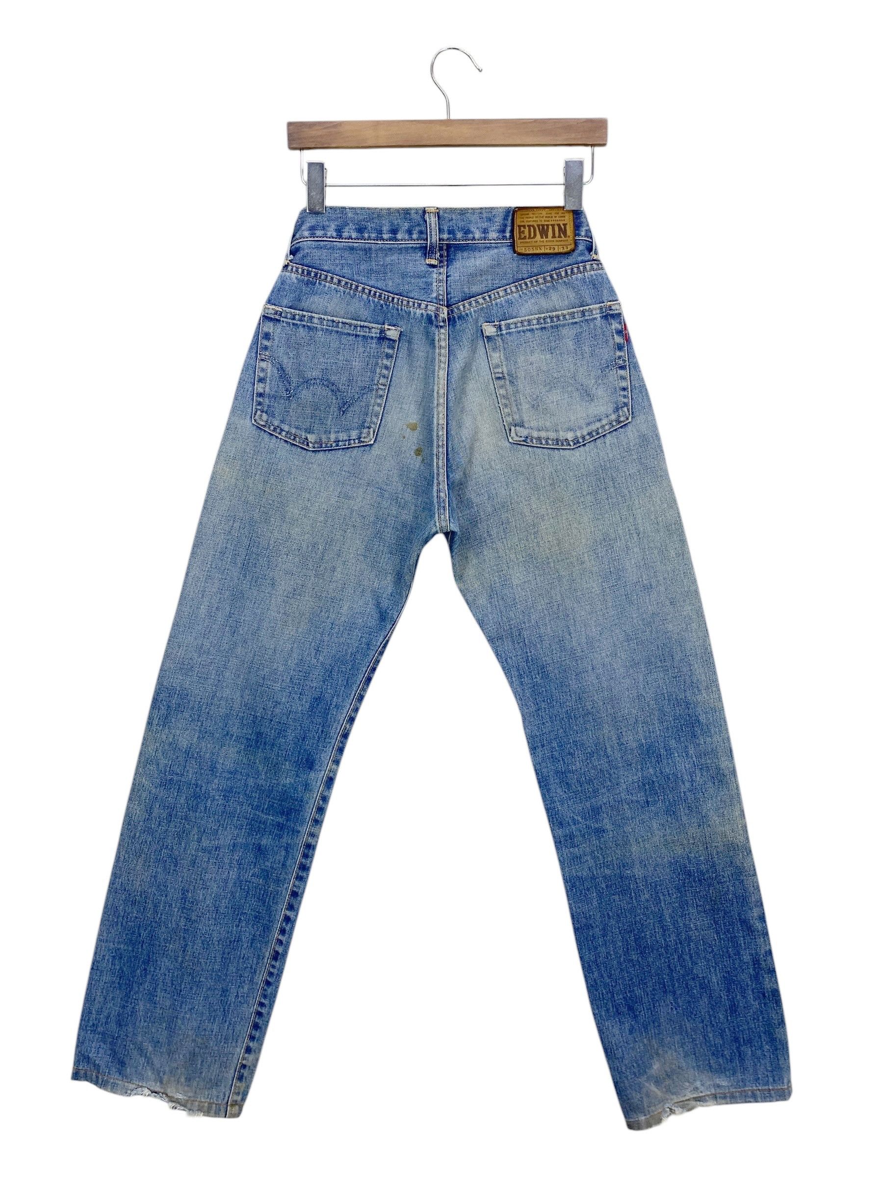 Edwin Edwin Selvedge Denim Jeans Light Wash Selvedge Pants Japan Size US 27 - 2 Thumbnail