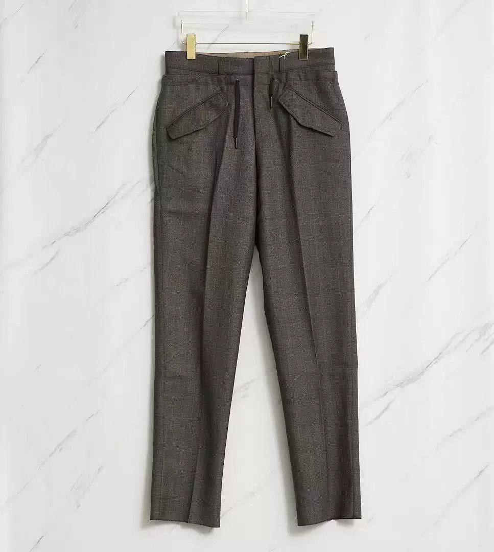 Saint Laurent Paris Saint Laurent Men's Checkered Drawstring Pants Size US 30 / EU 46 - 1 Thumbnail