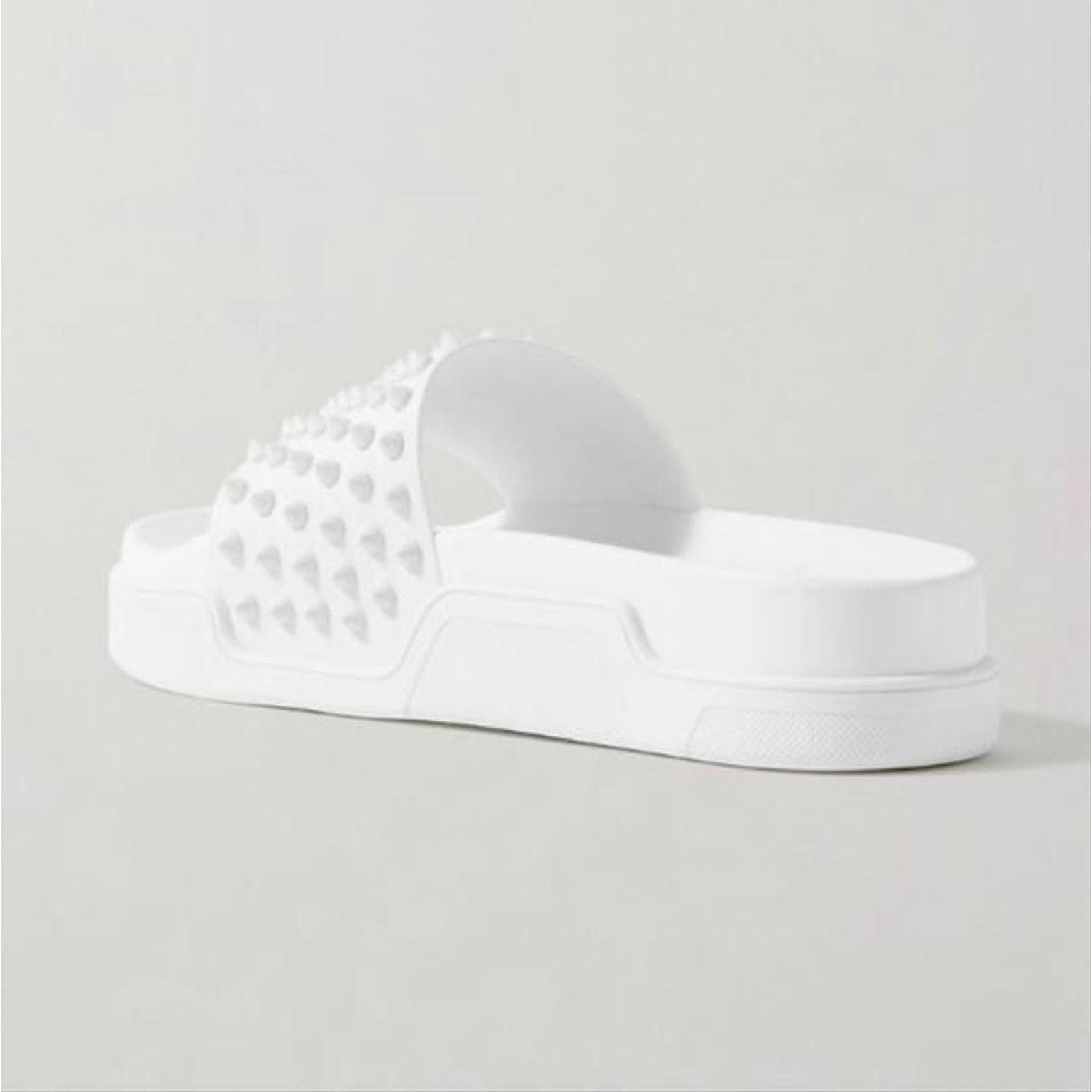 Christian Louboutin Pool Fun Donna 35 spiked platform slides Size US 11 / IT 41 - 3 Thumbnail