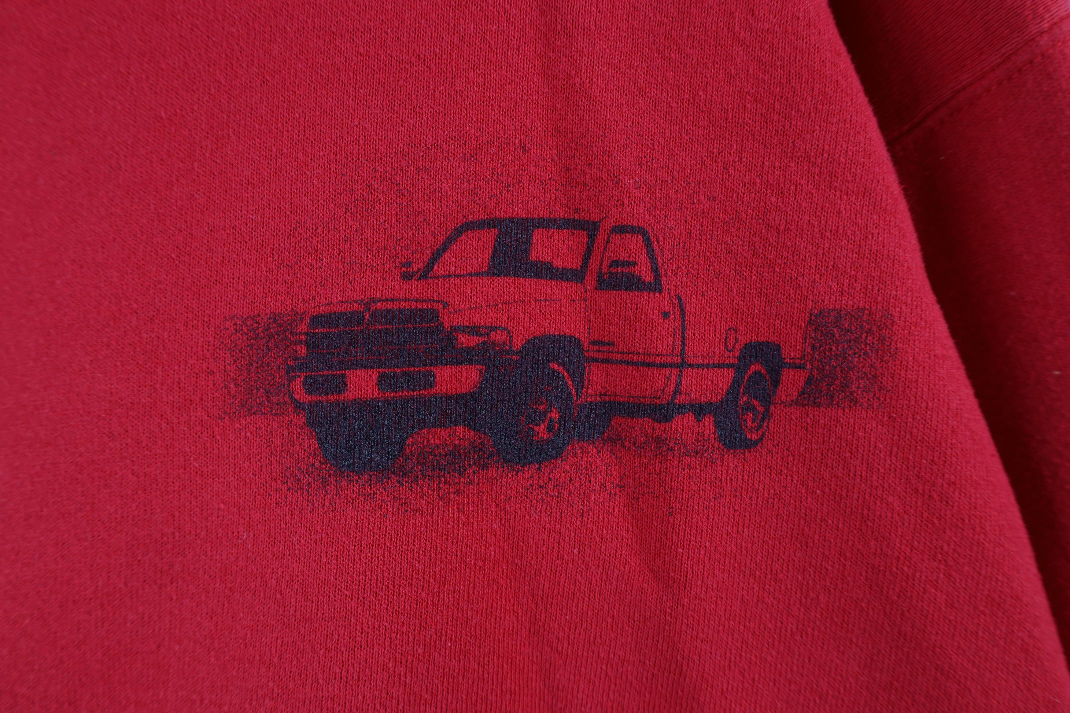 Vintage Vintage 90s Spell Dodge Ram Truck Crewneck Sweatshirt USA Size US XXL / EU 58 / 5 - 4 Thumbnail