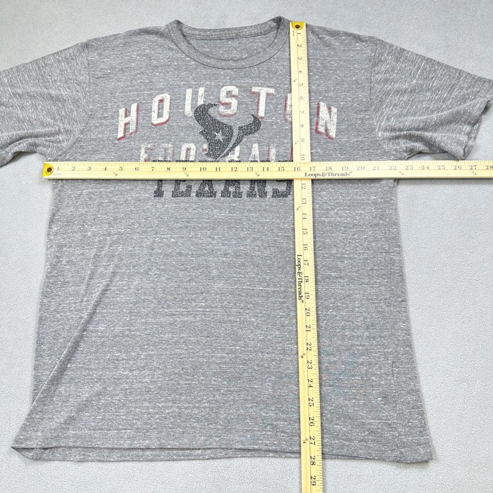 Other Houston Texans Shirt Mens L Grey Football NFL Logo Tee Size US L / EU 52-54 / 3 - 3 Thumbnail