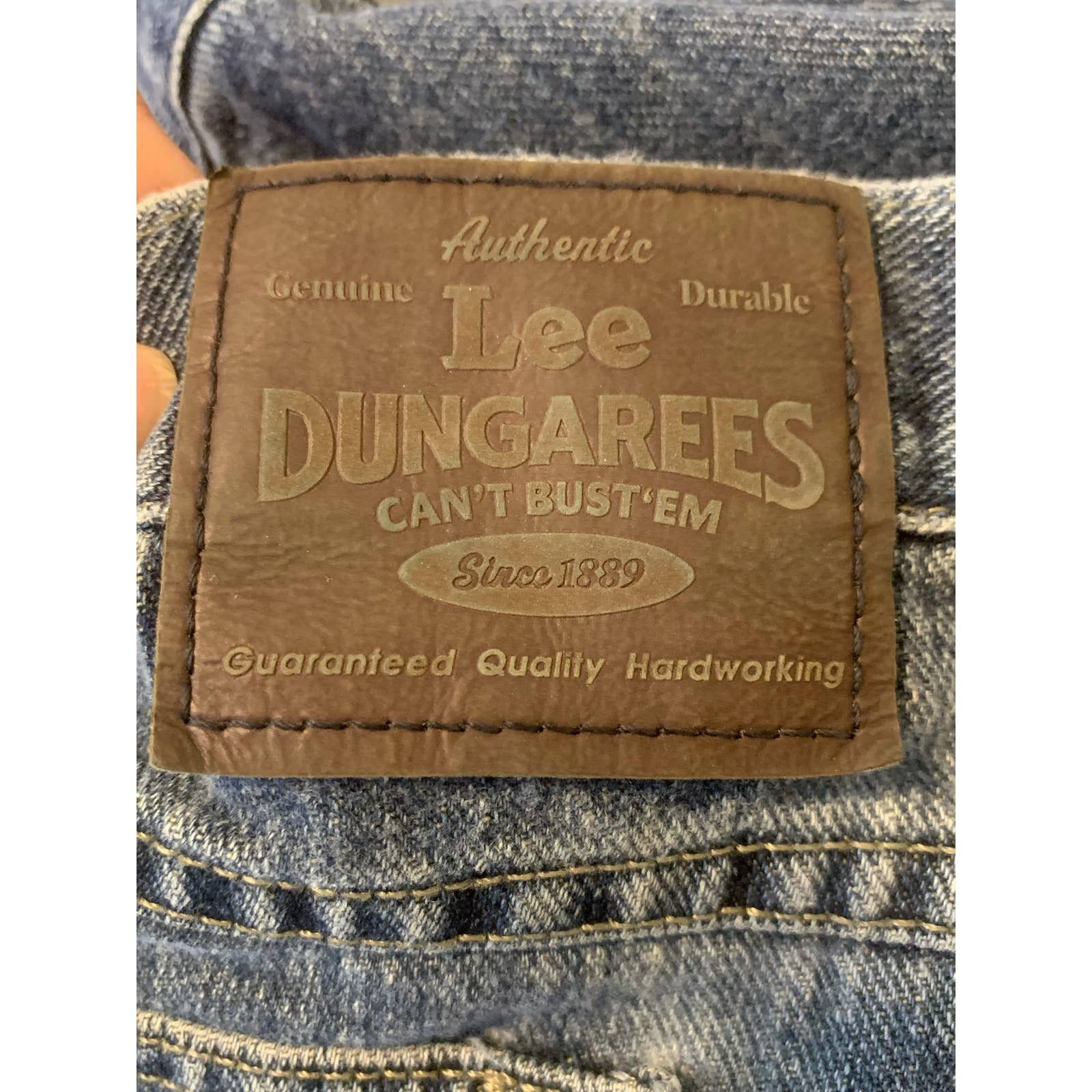 Lee Lee Dungarees Los Rios vintage men blue jeans size 42 X 30 Size US 42 / EU 58 - 10 Thumbnail