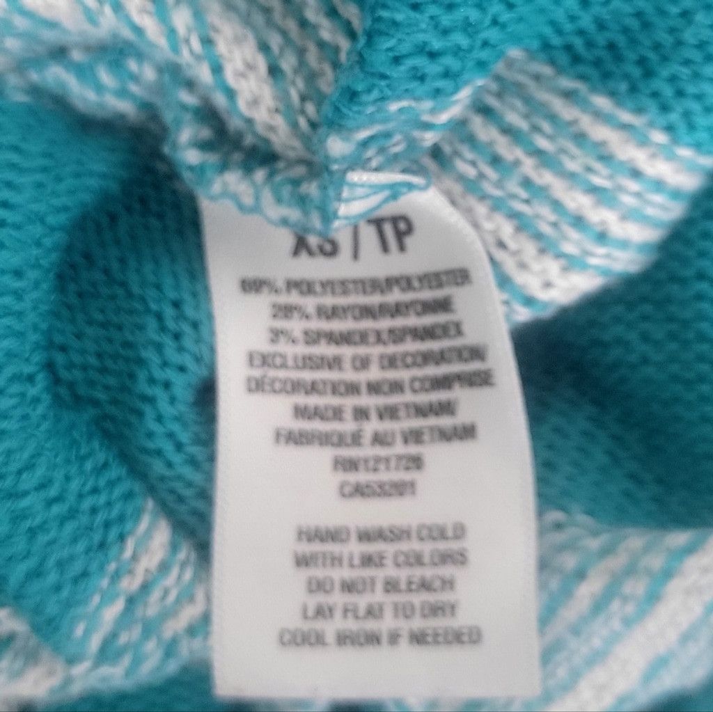 Aeropostale Aeropostale Pullover Striped Sweater Cap Sleeves SZ XS Size XS / US 0-2 / IT 36-38 - 7 Thumbnail