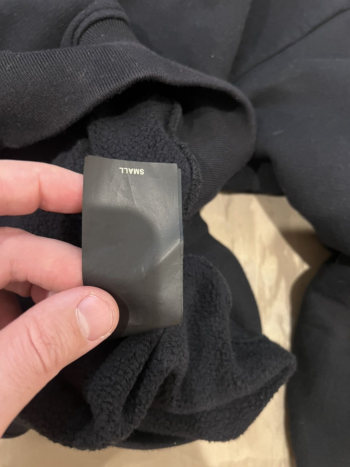 Fear of God Fear Of God Men's Eternal Fleece Crew Sweat in Black size S Size US S / EU 44-46 / 1 - 8 Thumbnail